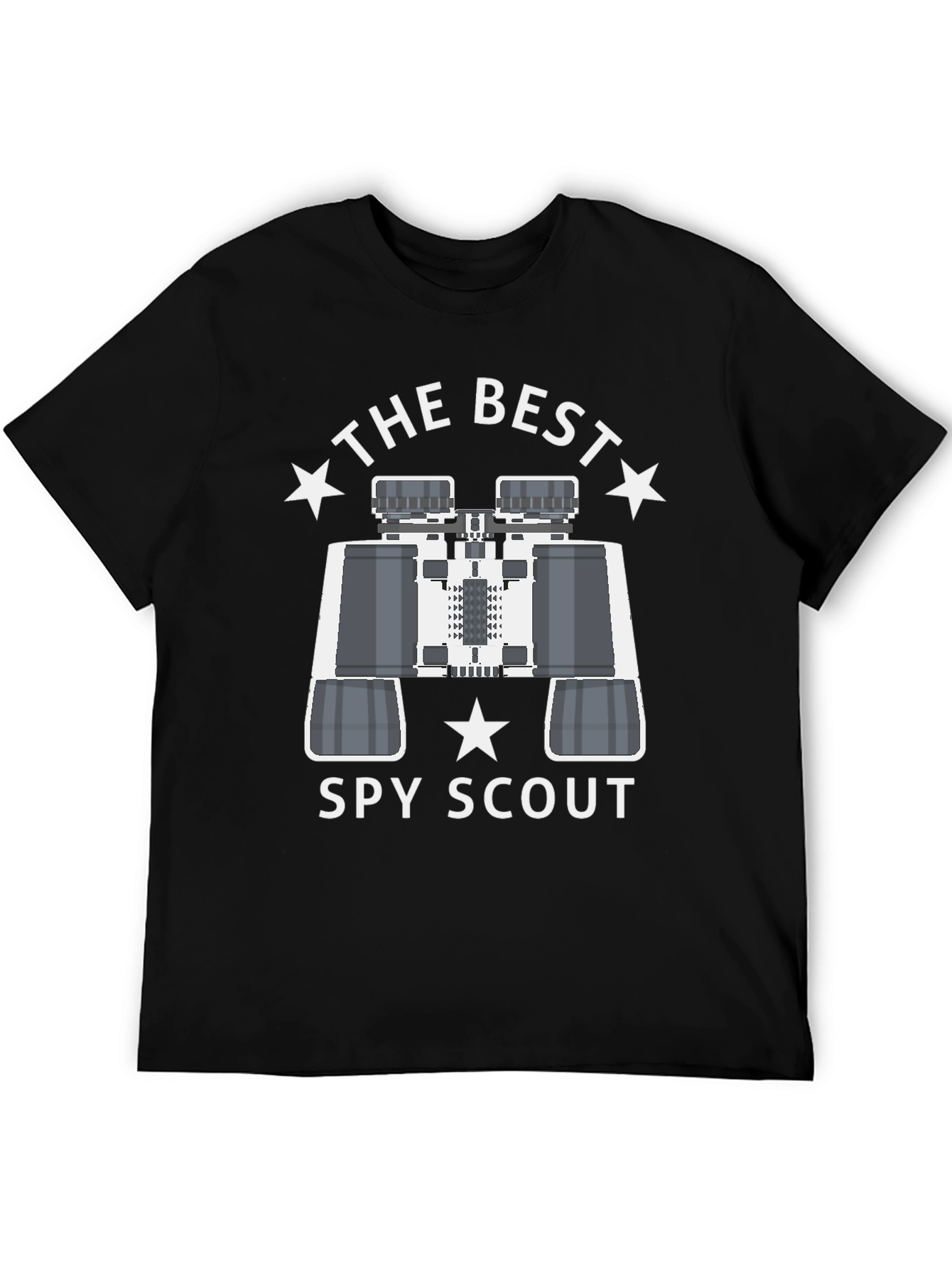 Best Spy Scout T-Shirt: Sleek Black Design