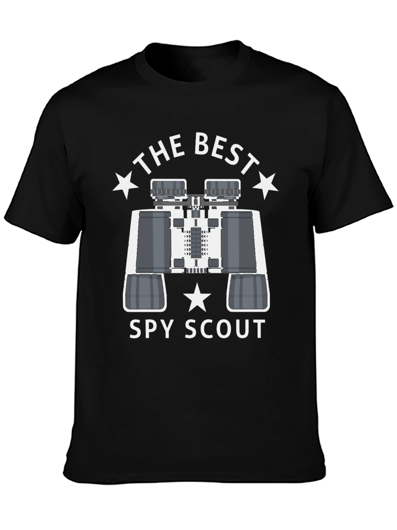 Best Spy Scout T-Shirt: Sleek Black Design