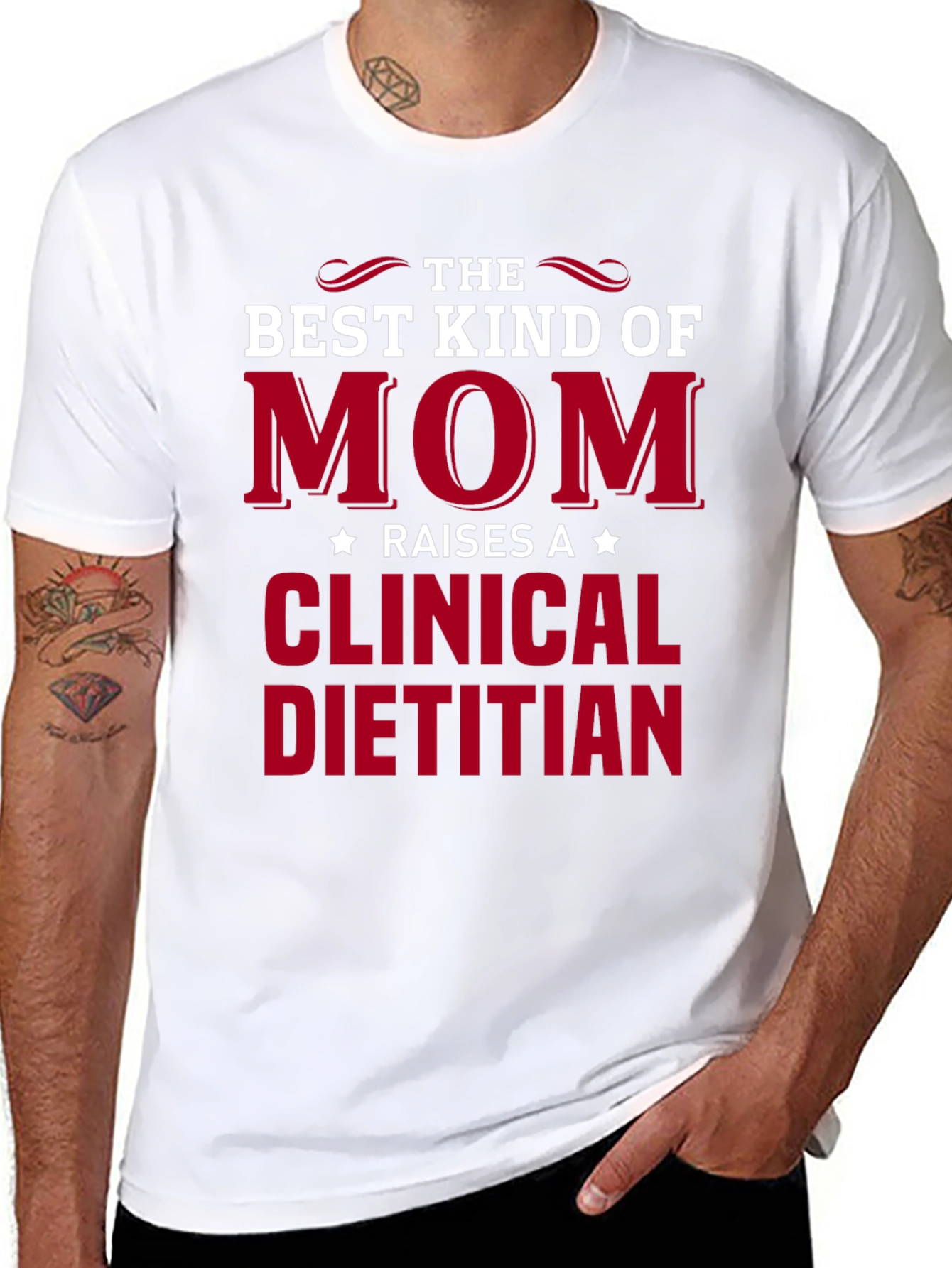 Best Kind of Mom Clinical Dietitian Graphic Tee