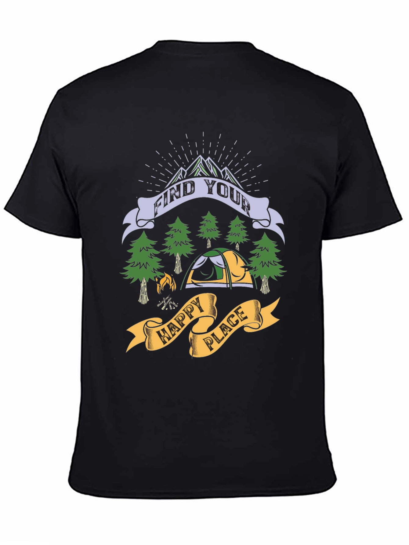 Find Your Happy Place Camping T-Shirt