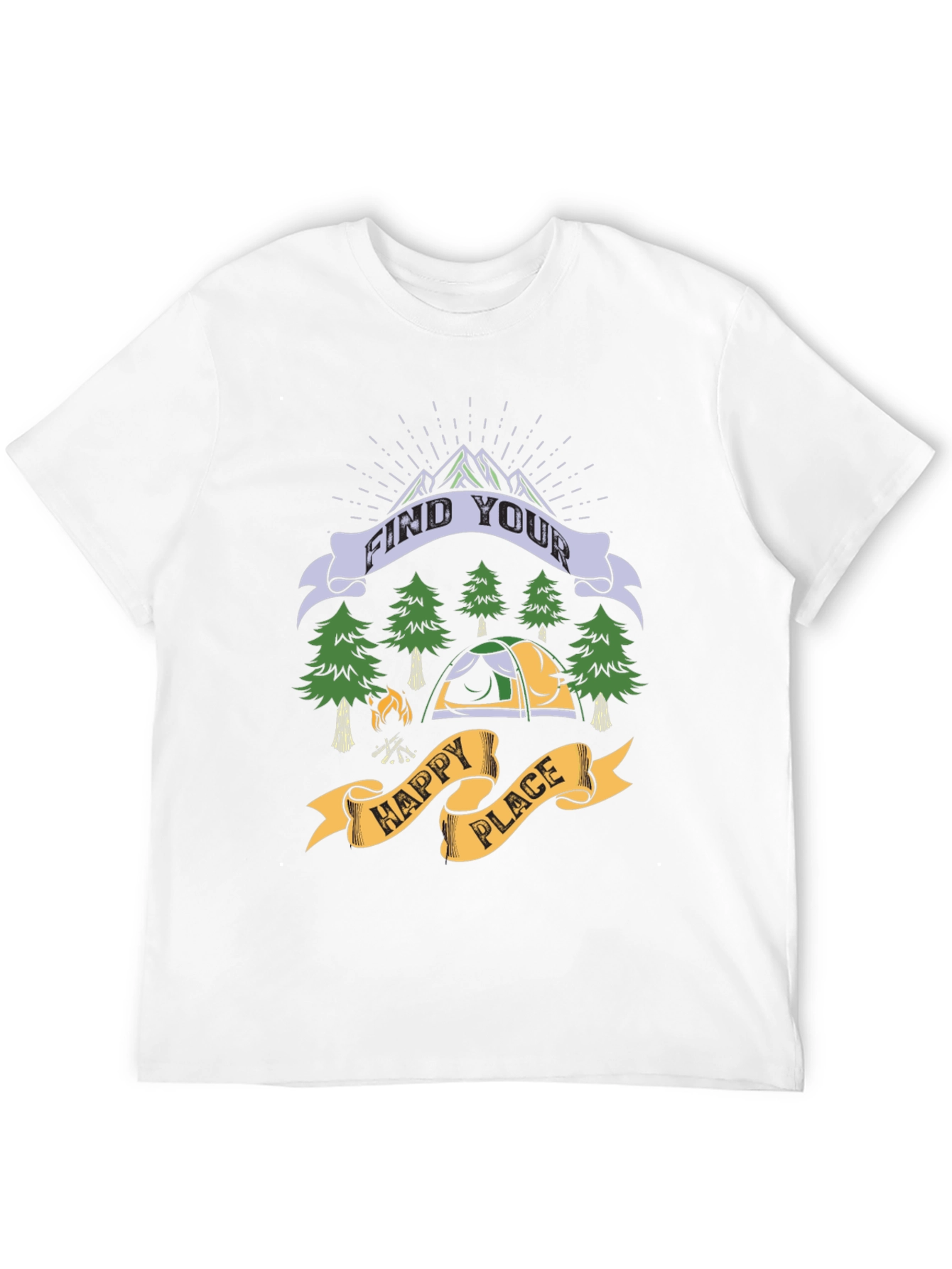 Find Your Happy Place Camping T-Shirt