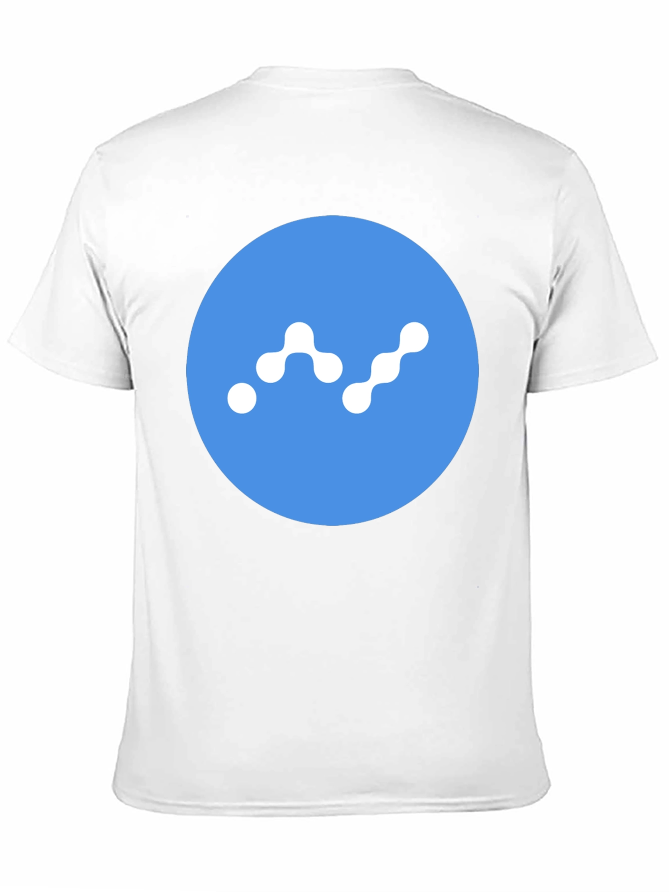 Modern Crypto T-Shirt - Cool Blue Logo Design