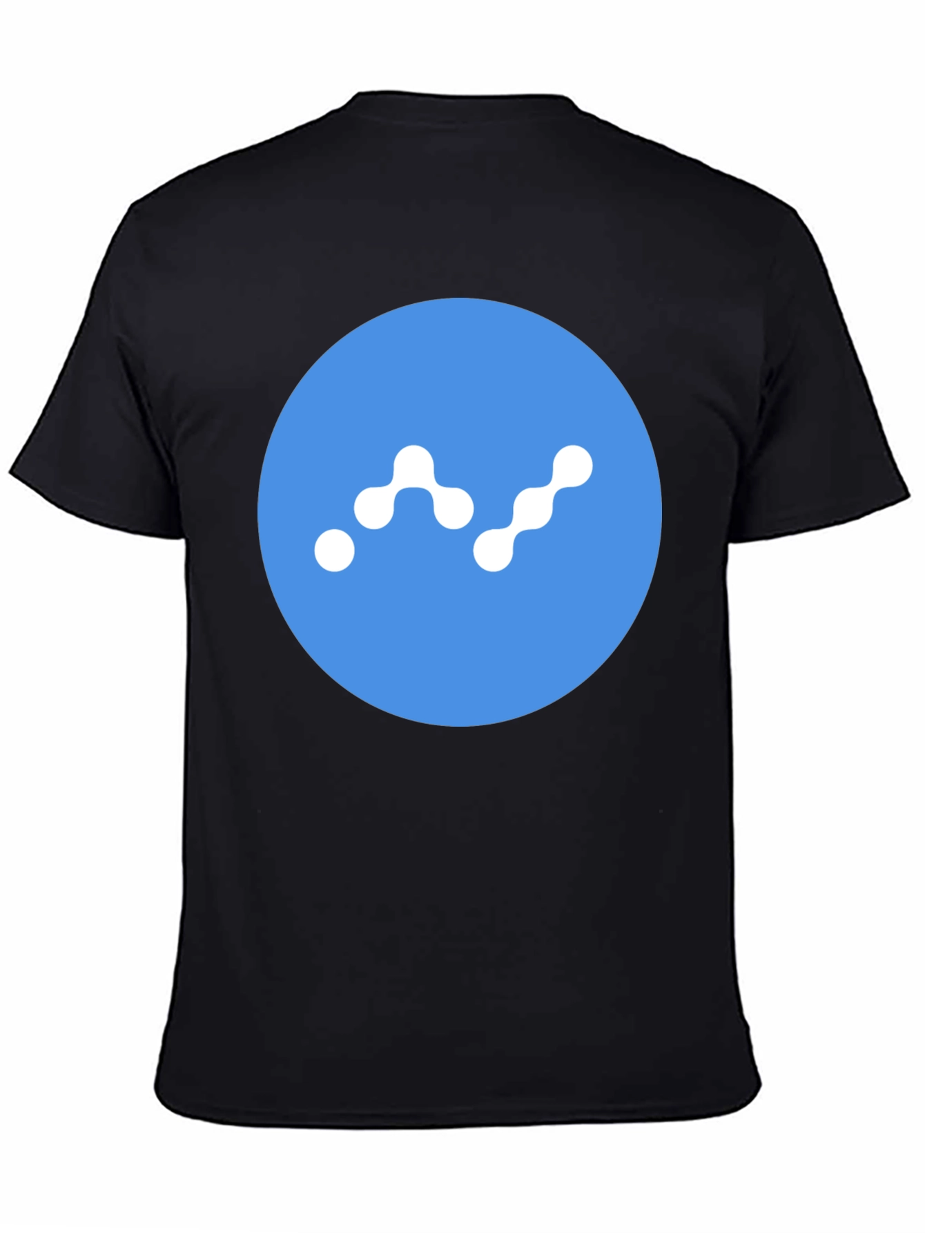 Modern Crypto T-Shirt - Cool Blue Logo Design