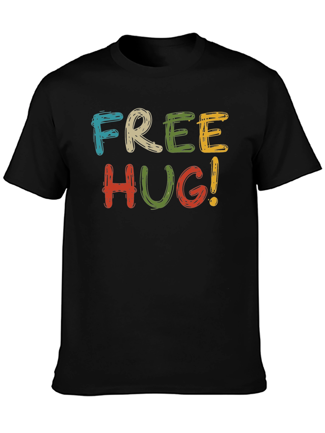 Free Hug! Graphic Tee - Black