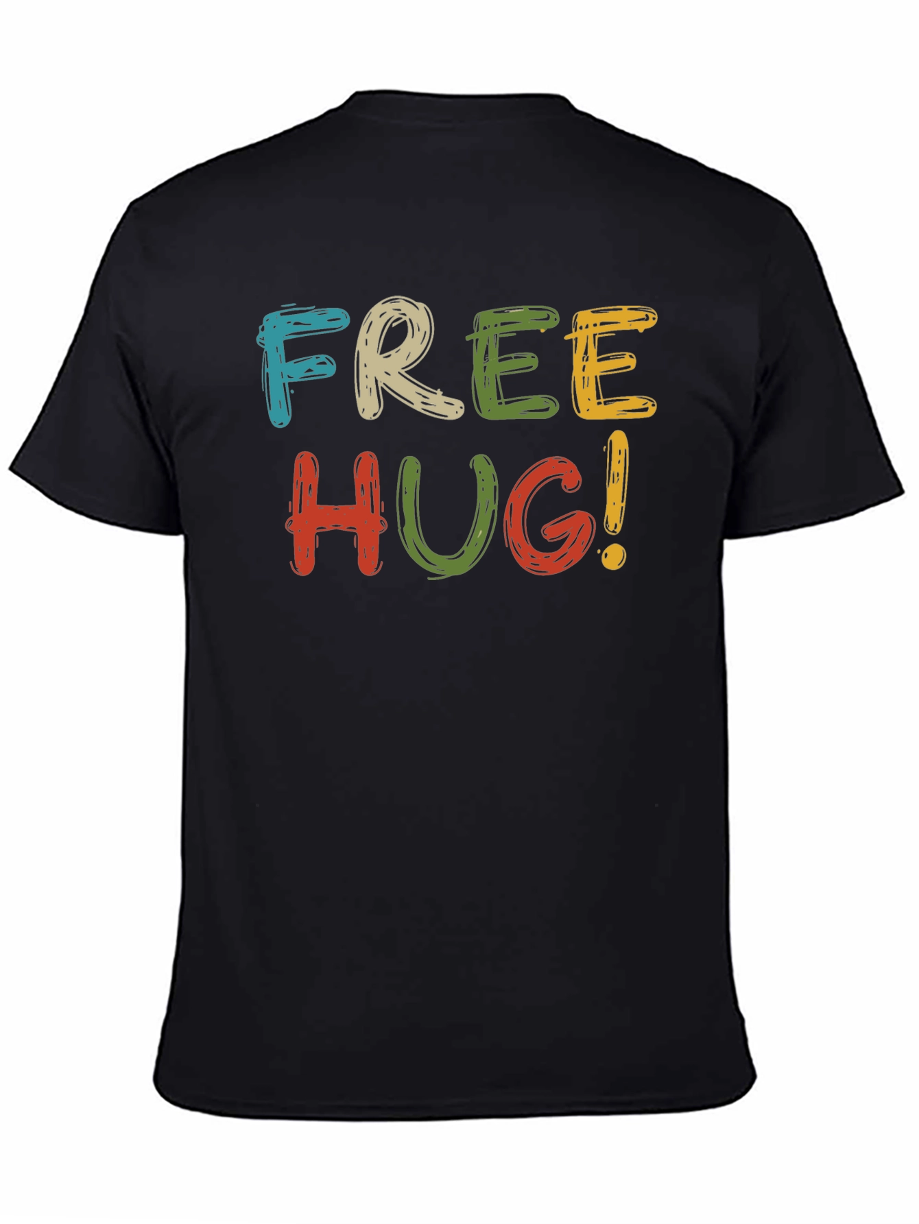 Free Hug! Graphic Tee - Black