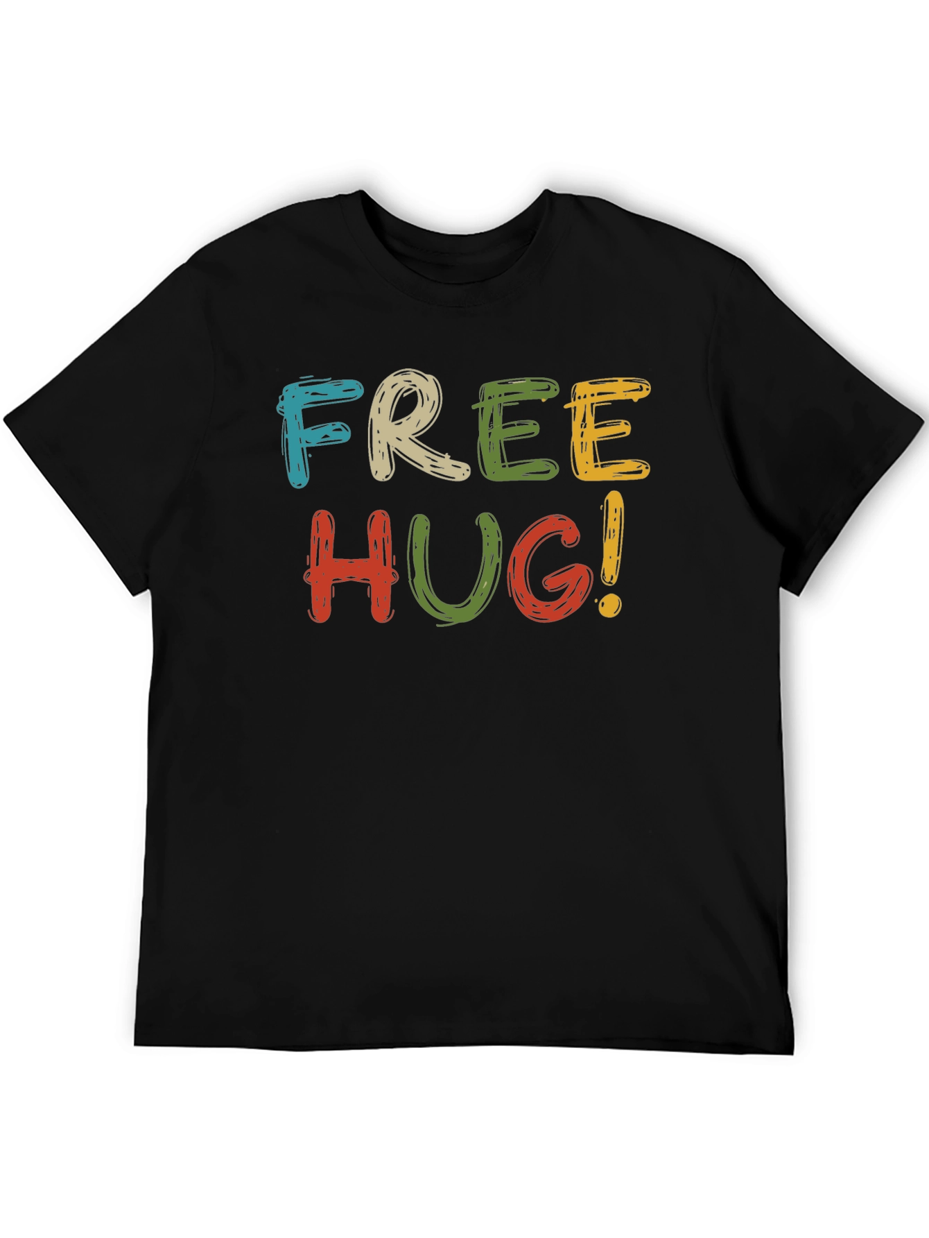 Free Hug! Graphic Tee - Black