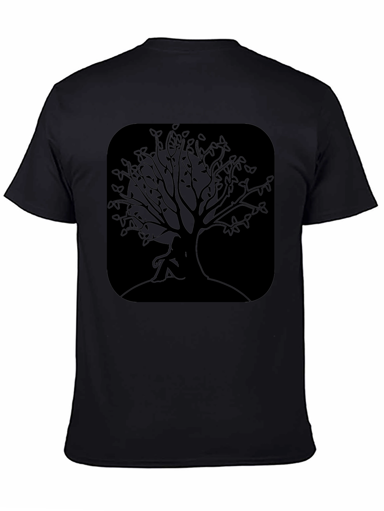 Nature Tree Silhouette Graphic T-Shirt