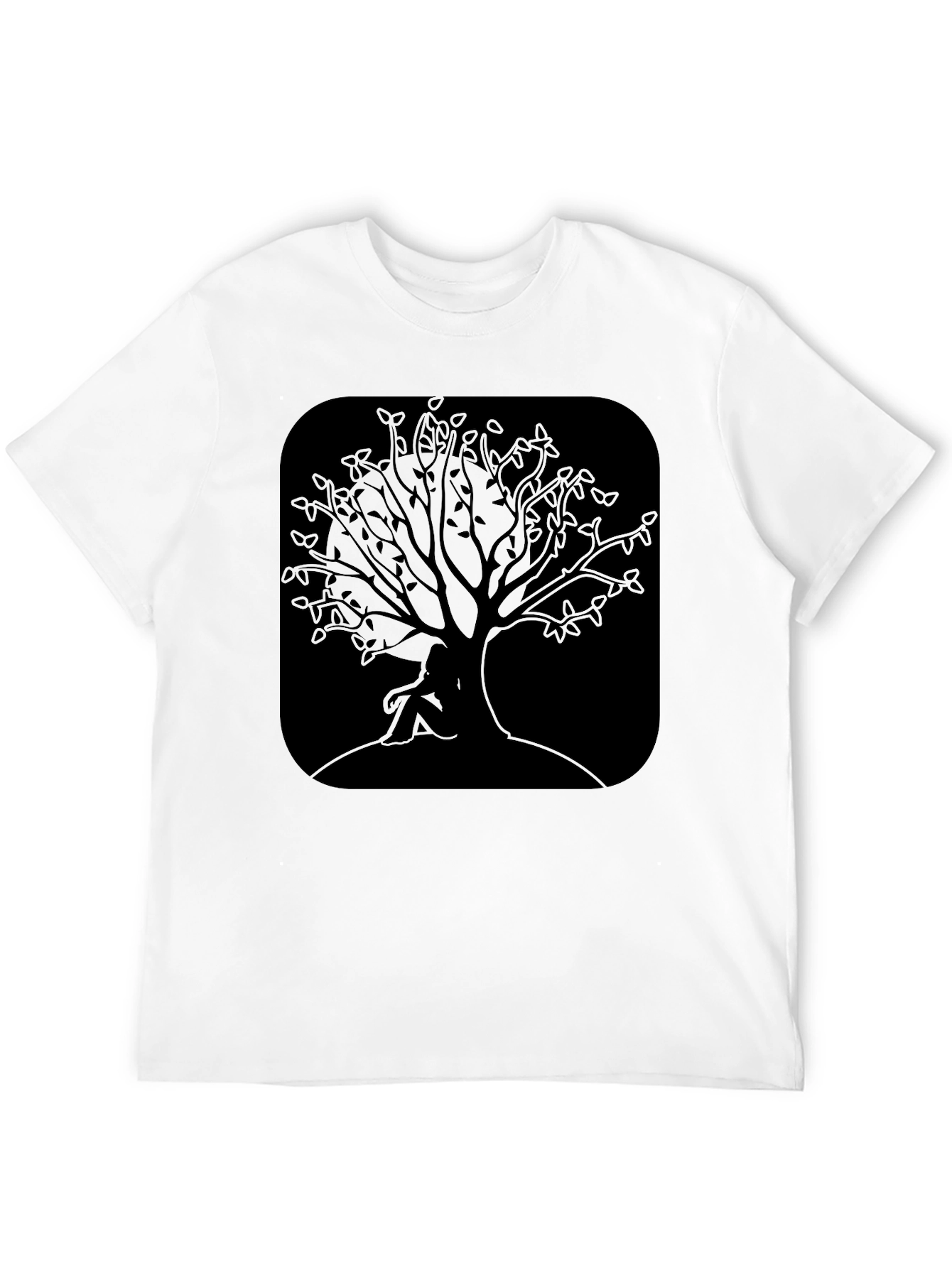Nature Tree Silhouette Graphic T-Shirt