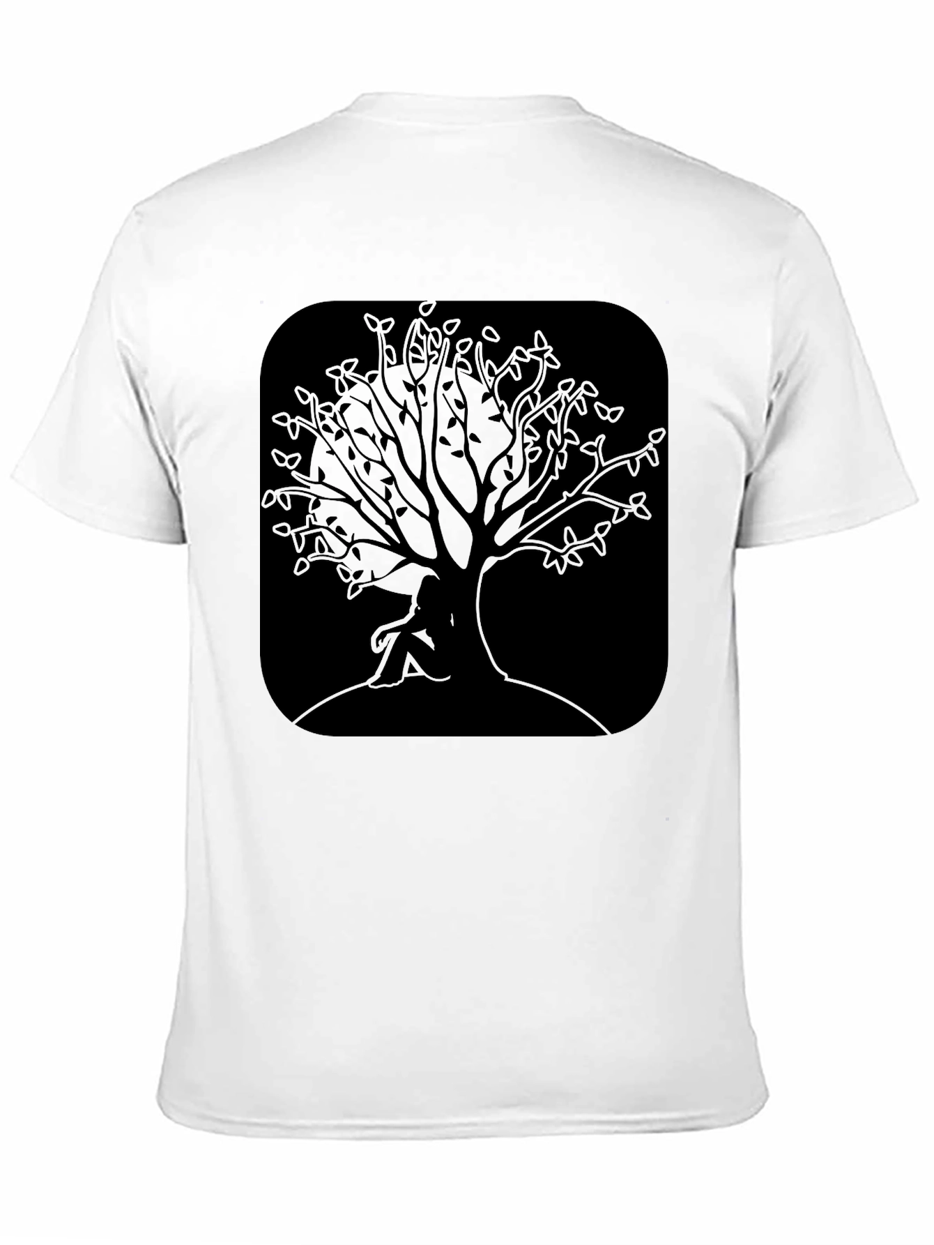 Nature Tree Silhouette Graphic T-Shirt
