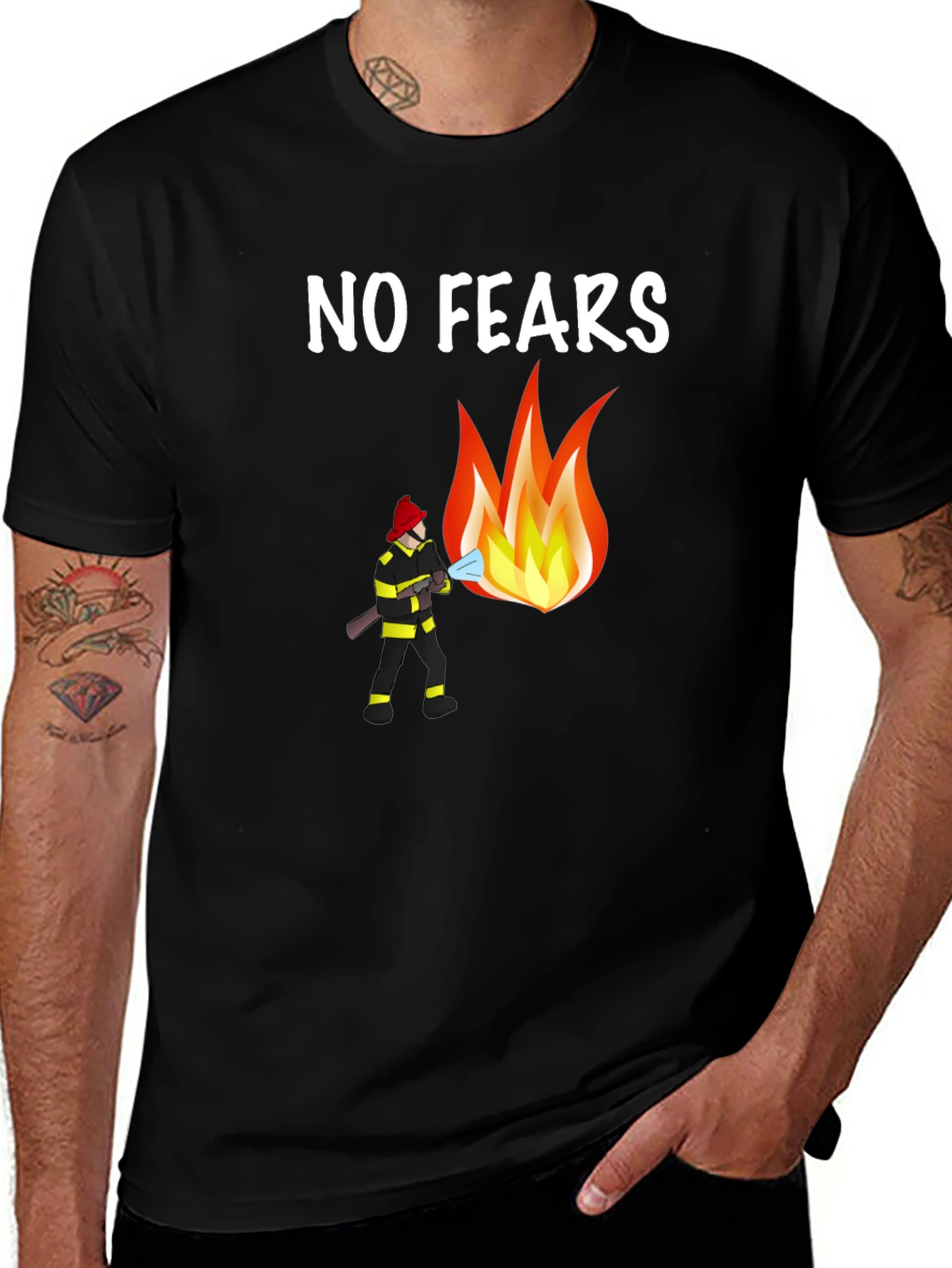 No Fears Firefighter T-Shirt