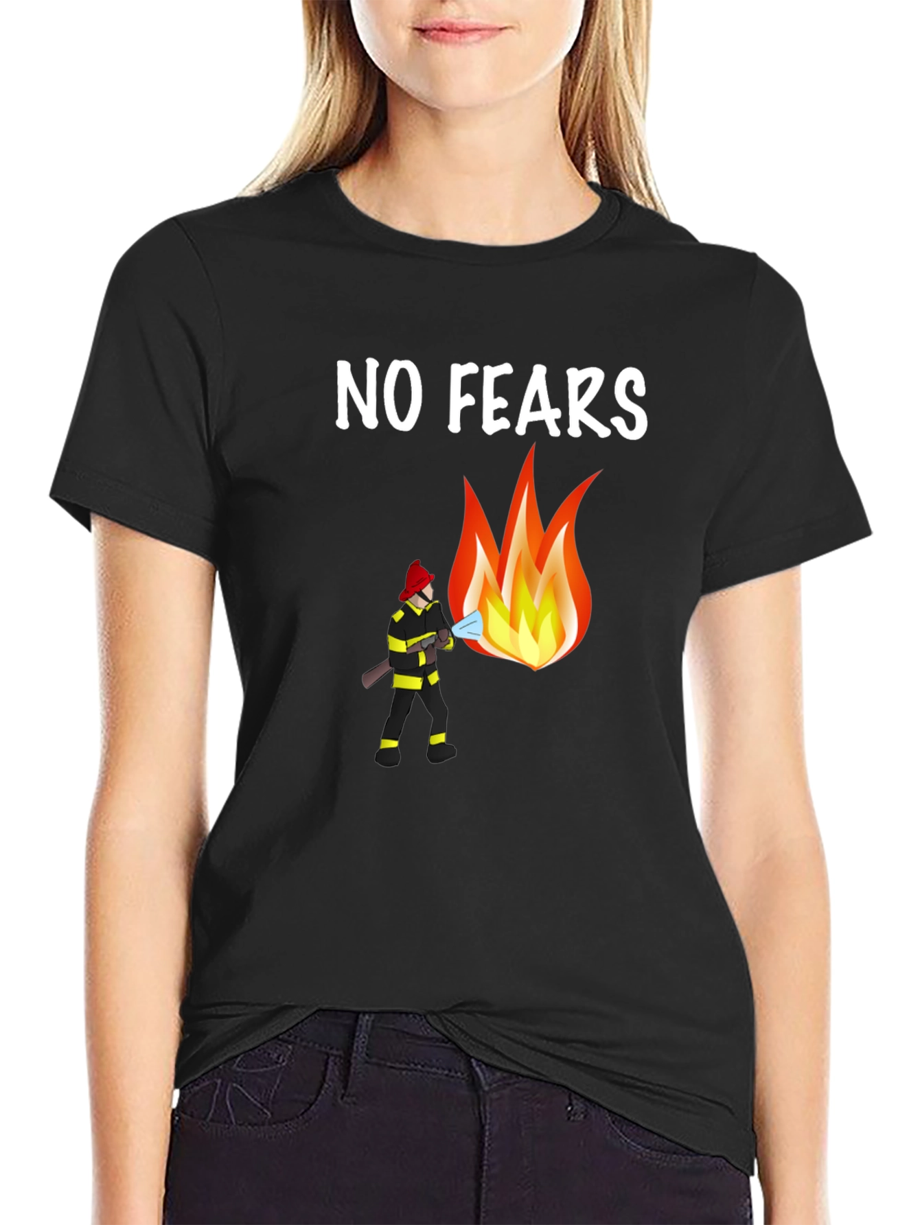 No Fears Firefighter T-Shirt