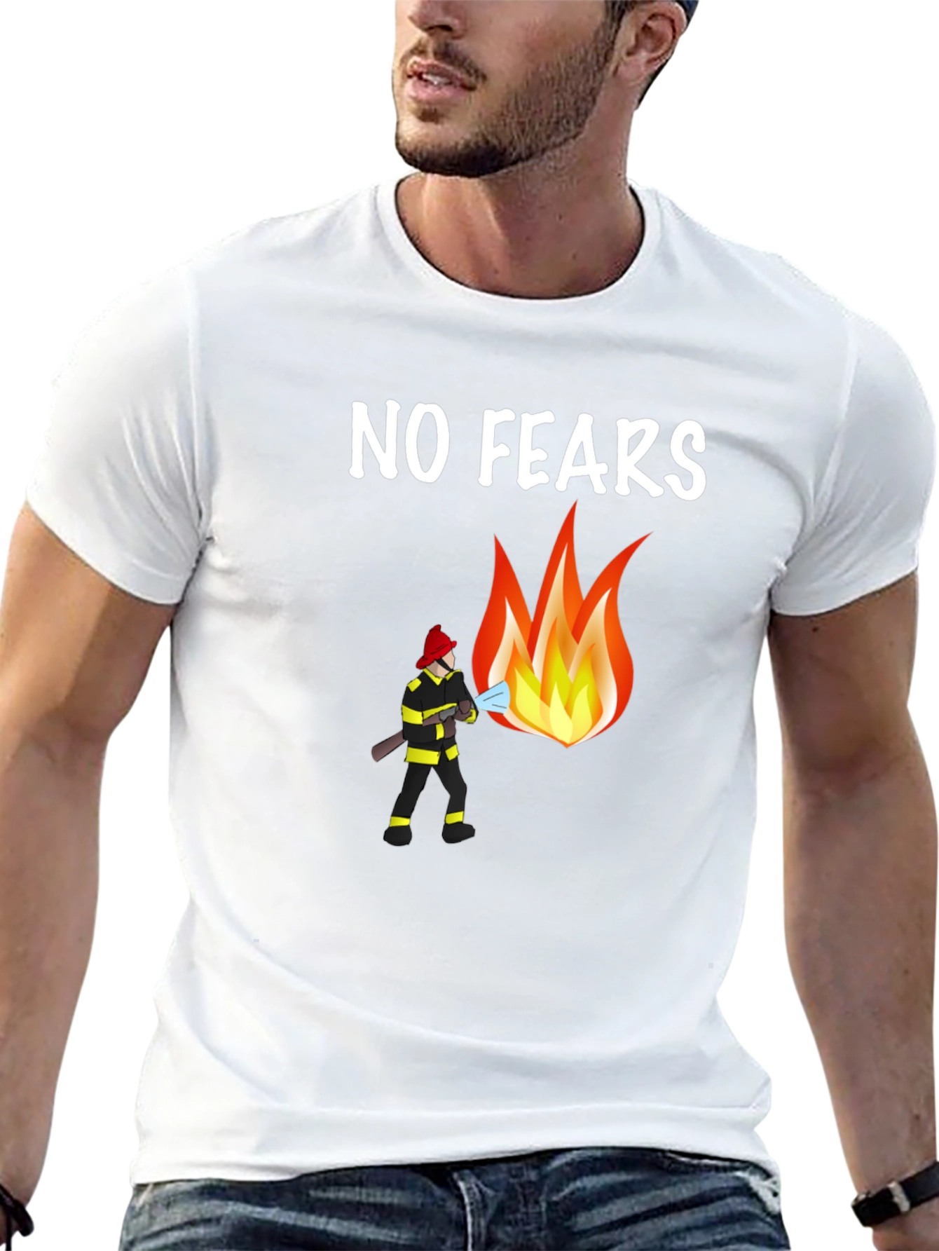 No Fears Firefighter T-Shirt