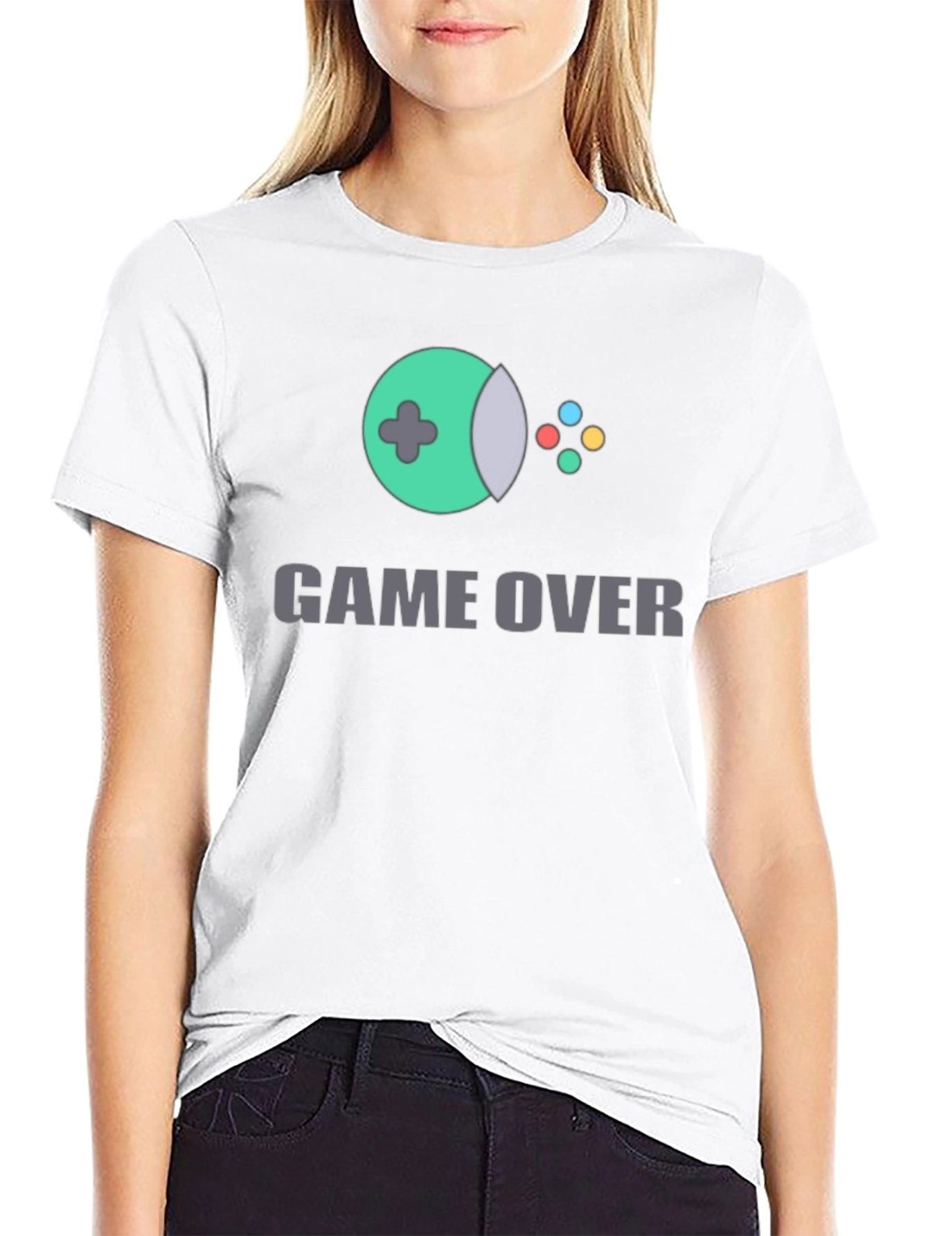 Game Over Graphic T-Shirt - Gamer Style Tee