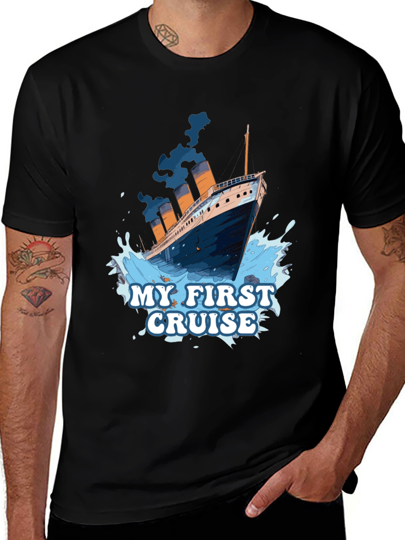 My First Cruise T-Shirt - Titanic Graphic Tee