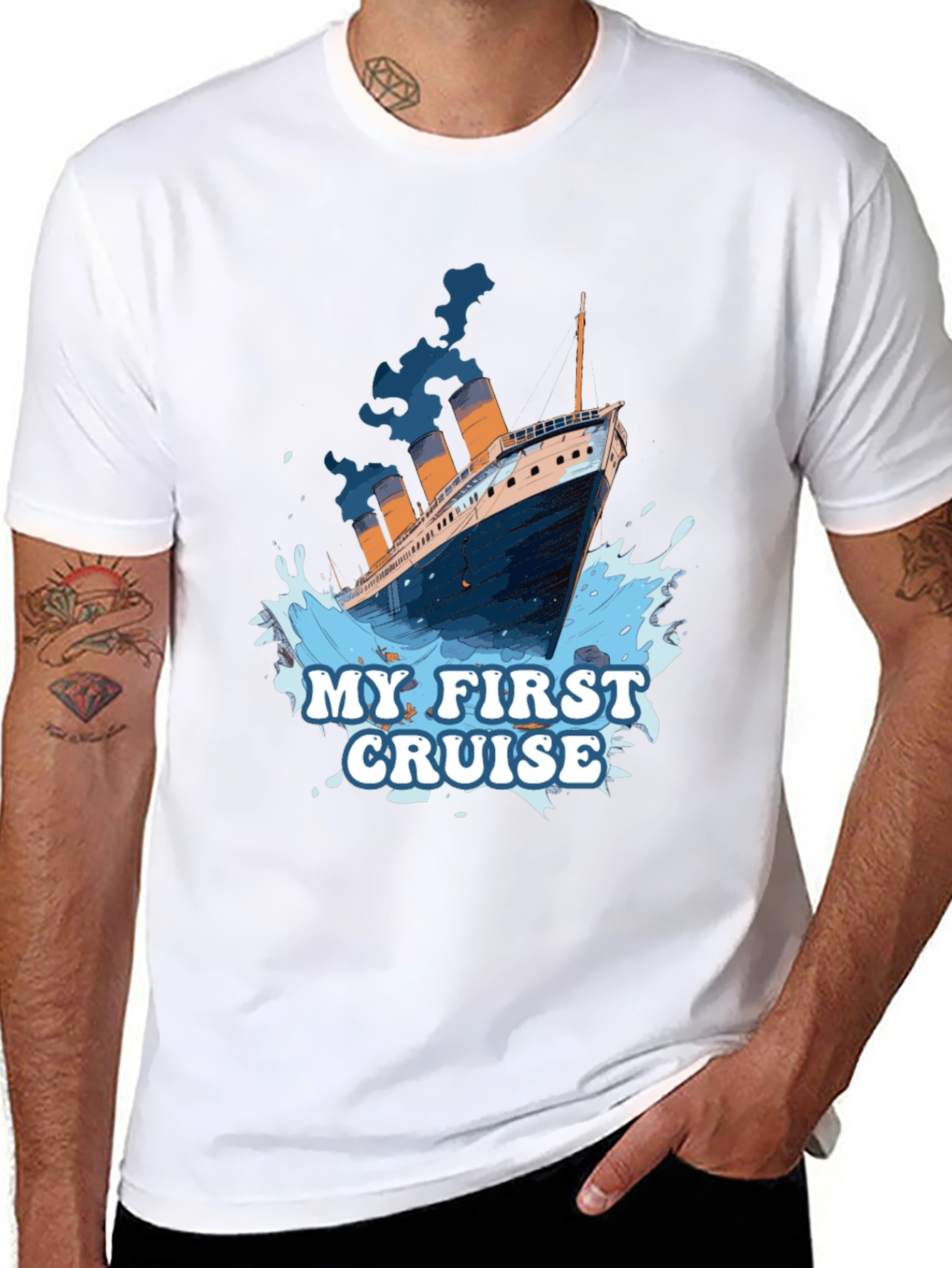 My First Cruise T-Shirt - Titanic Graphic Tee