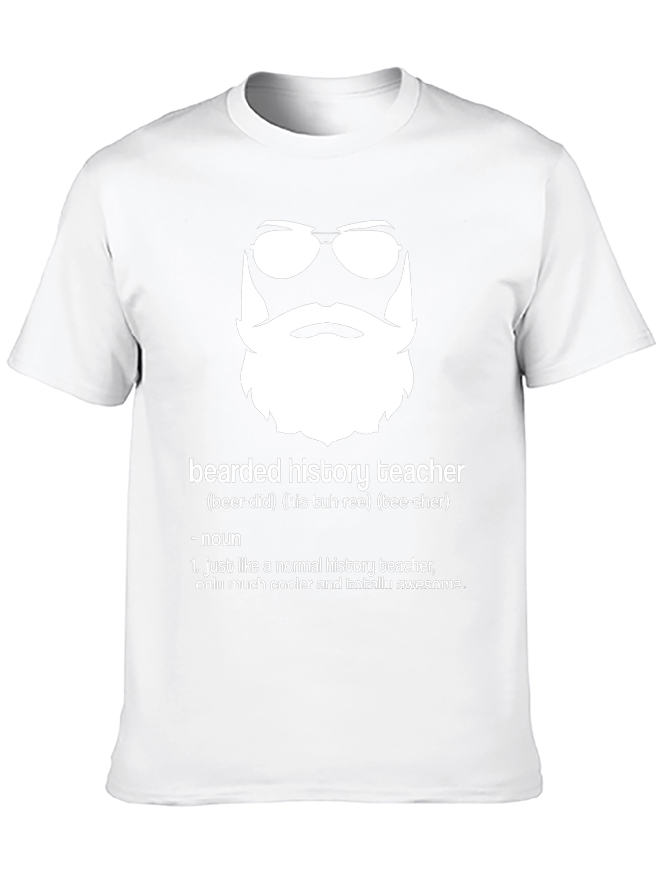 Bearded History Teacher T-Shirt