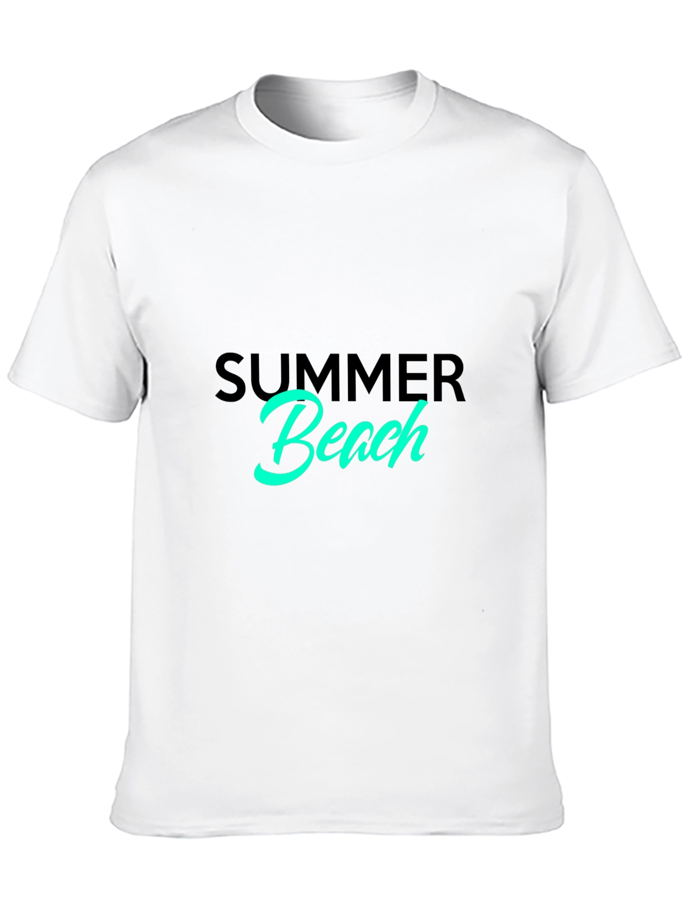 Summer Beach Graphic Print Tee