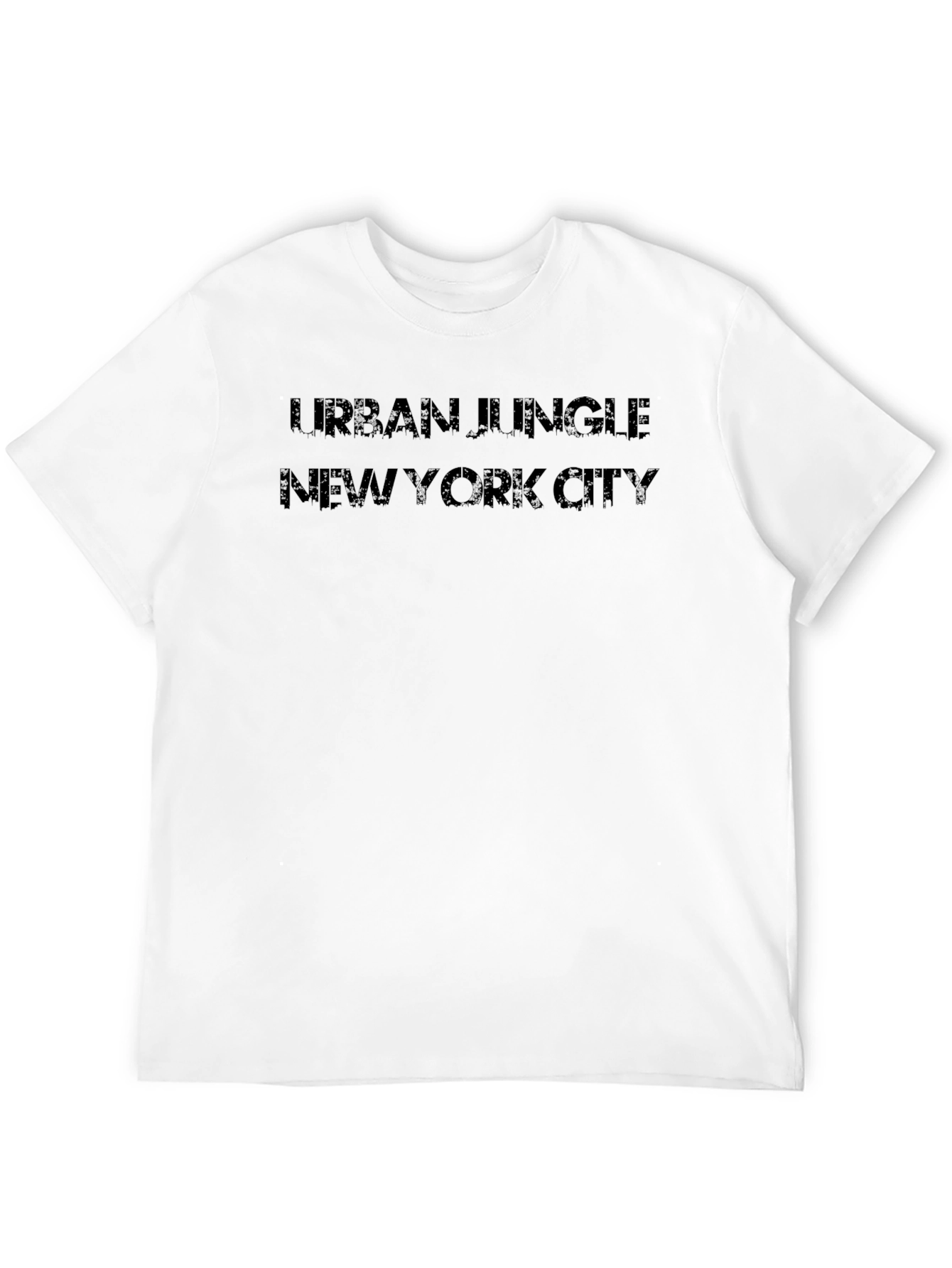 Urban Jungle New York City Black T-Shirt
