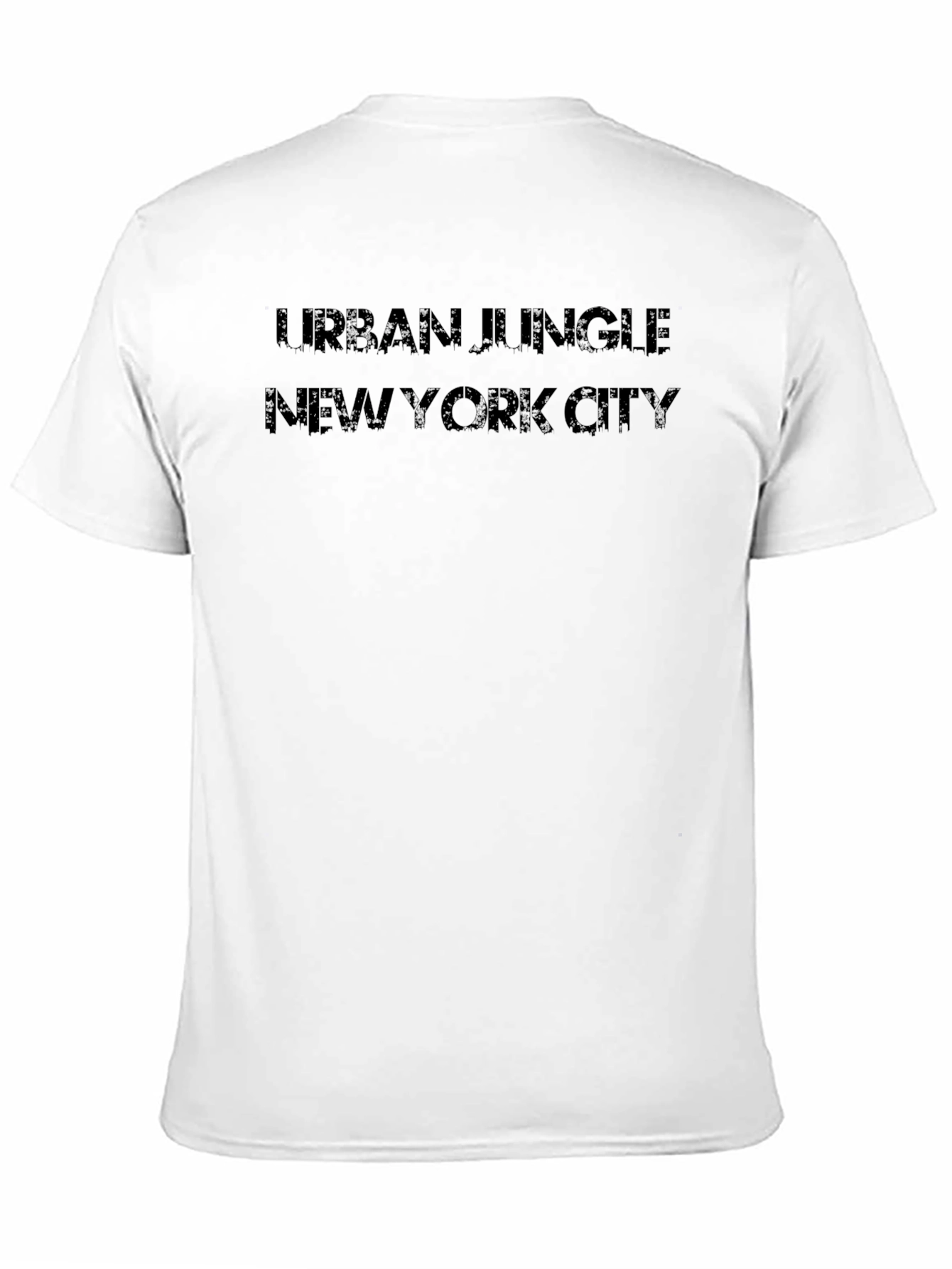 Urban Jungle New York City Black T-Shirt