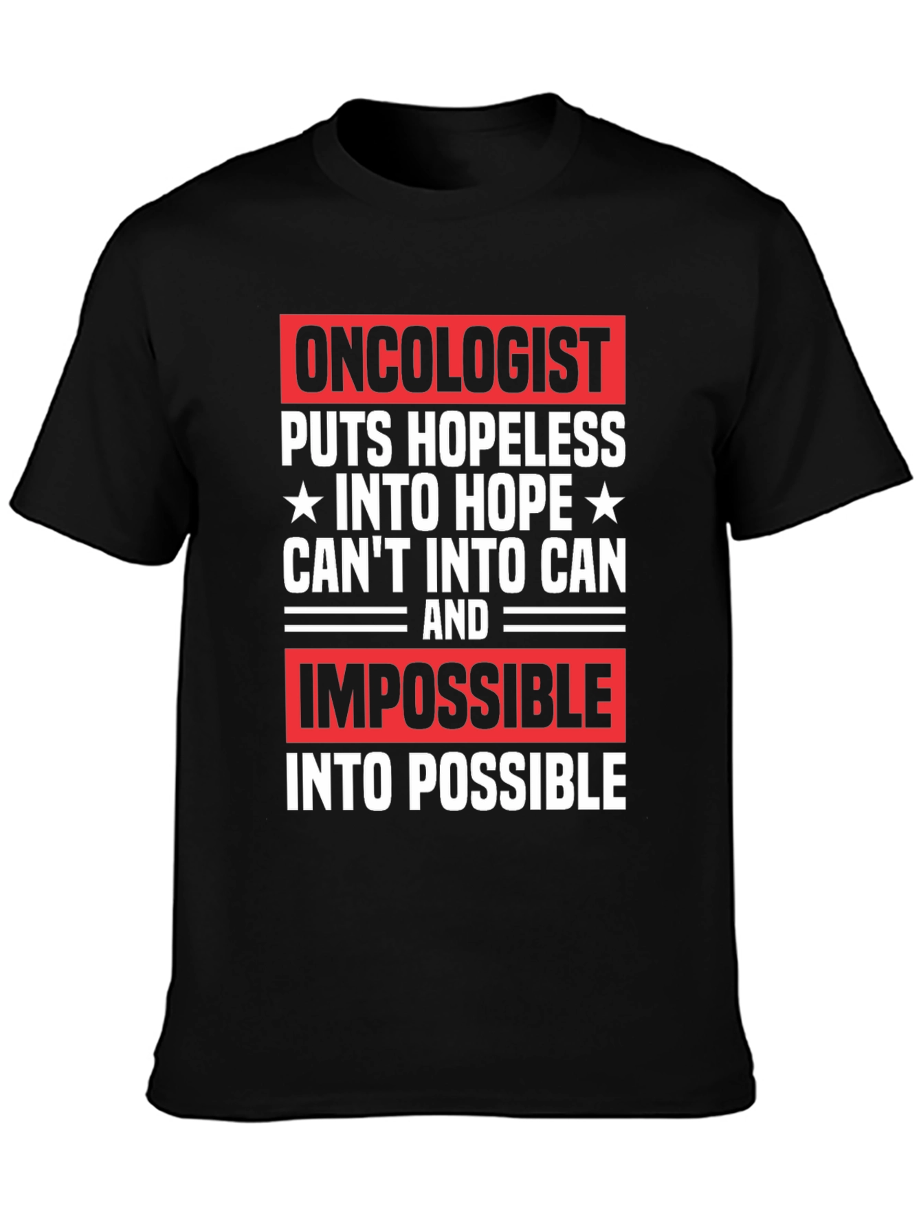 Oncologist Hope Graphic Tee - Black