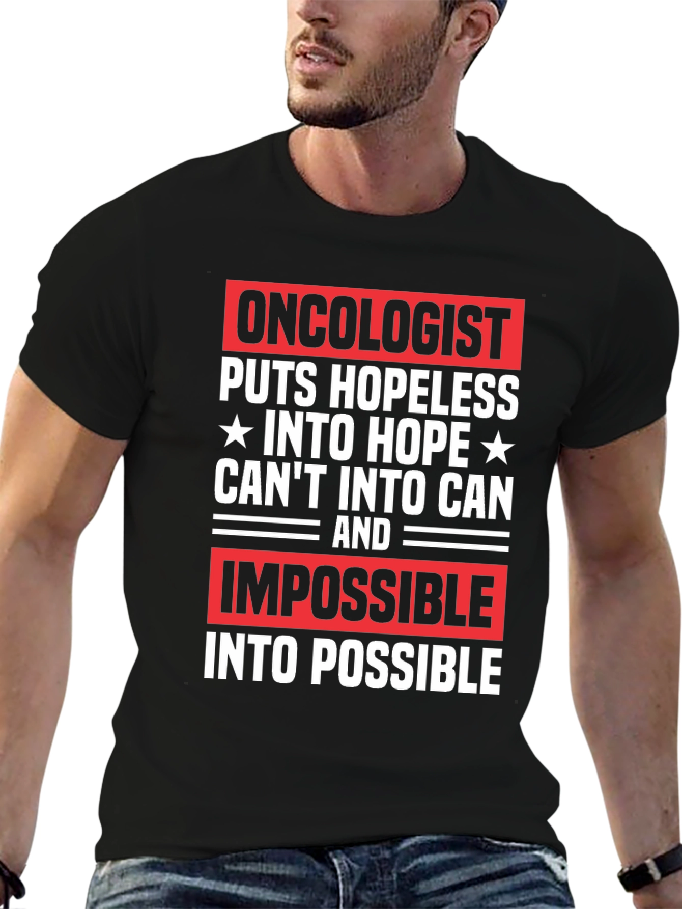 Oncologist Hope Graphic Tee - Black