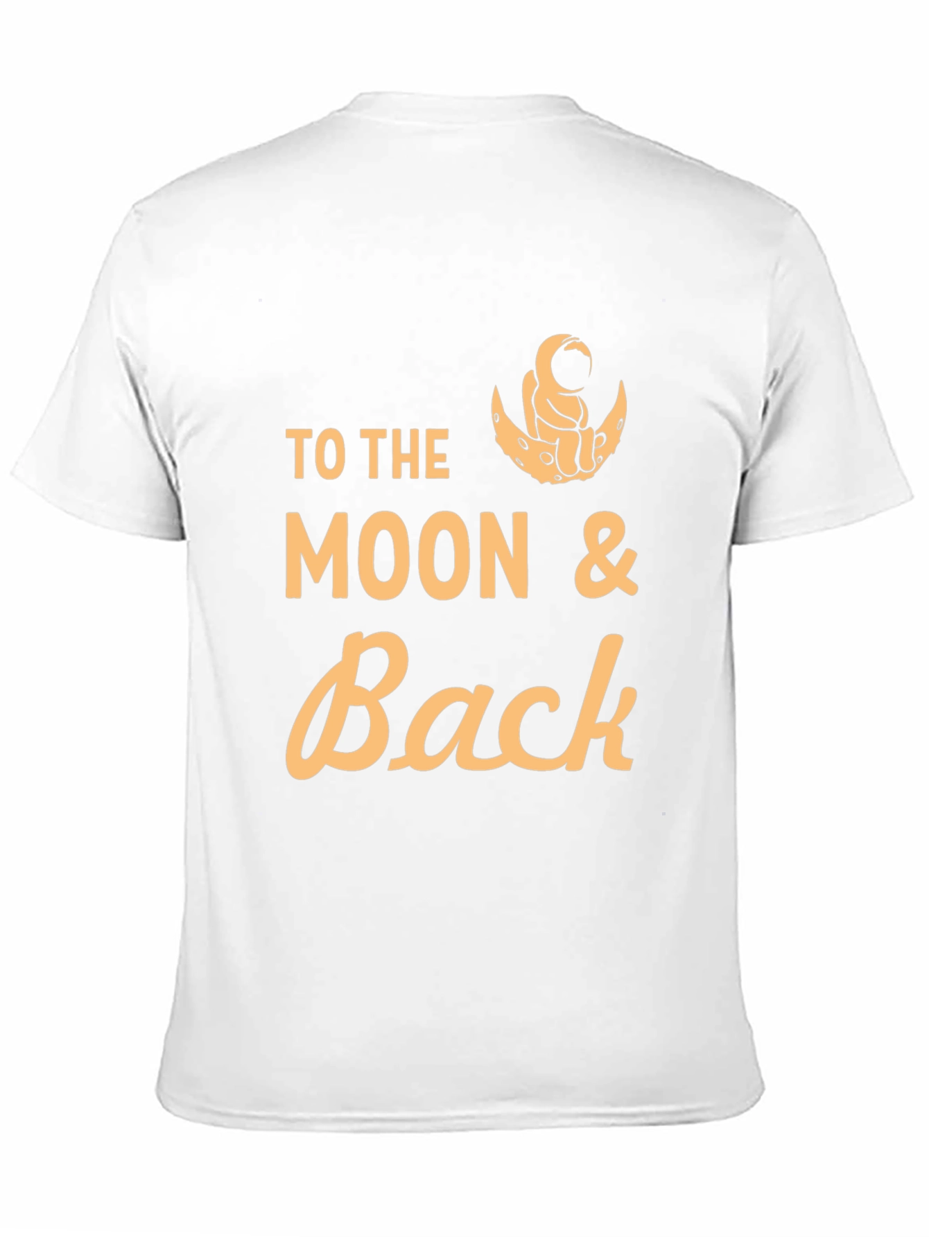 To the Moon & Back Black Graphic Tee
