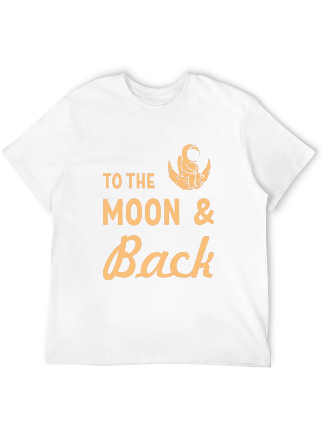 To the Moon & Back Black Graphic Tee