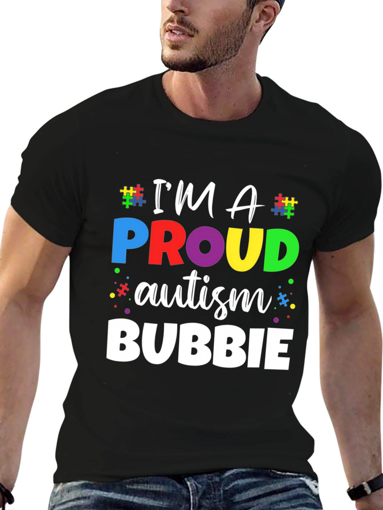 Proud Autism Bubbie T-Shirt