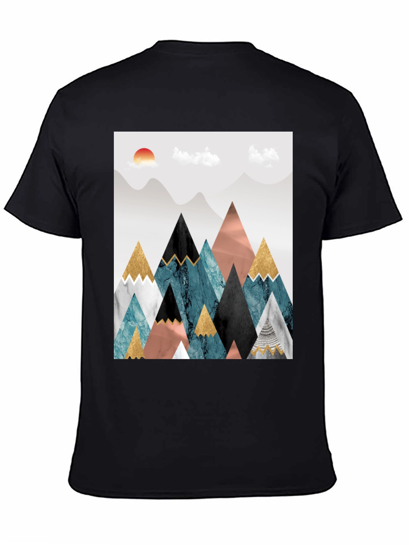Abstract Mountain Graphic Tee