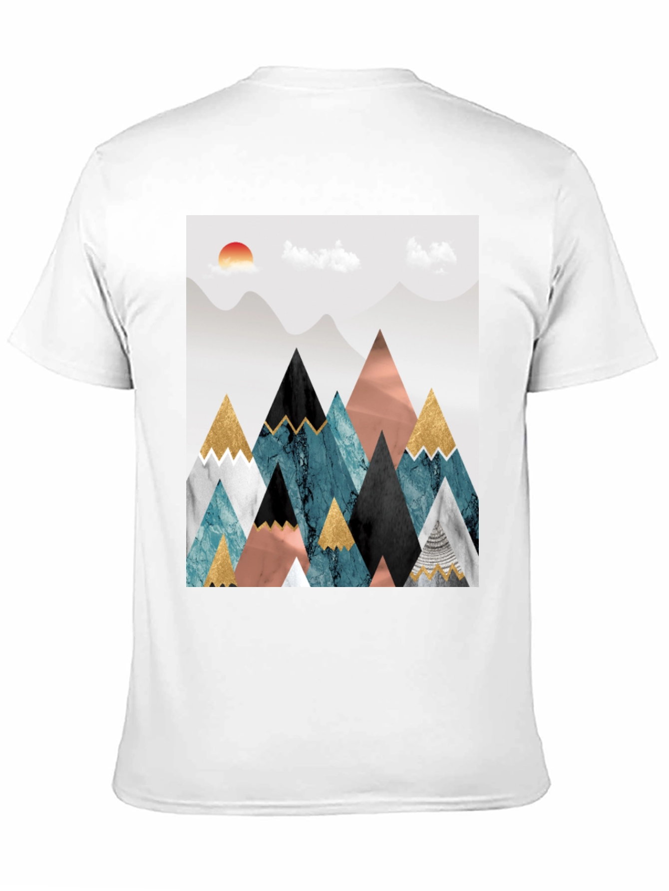 Abstract Mountain Graphic Tee