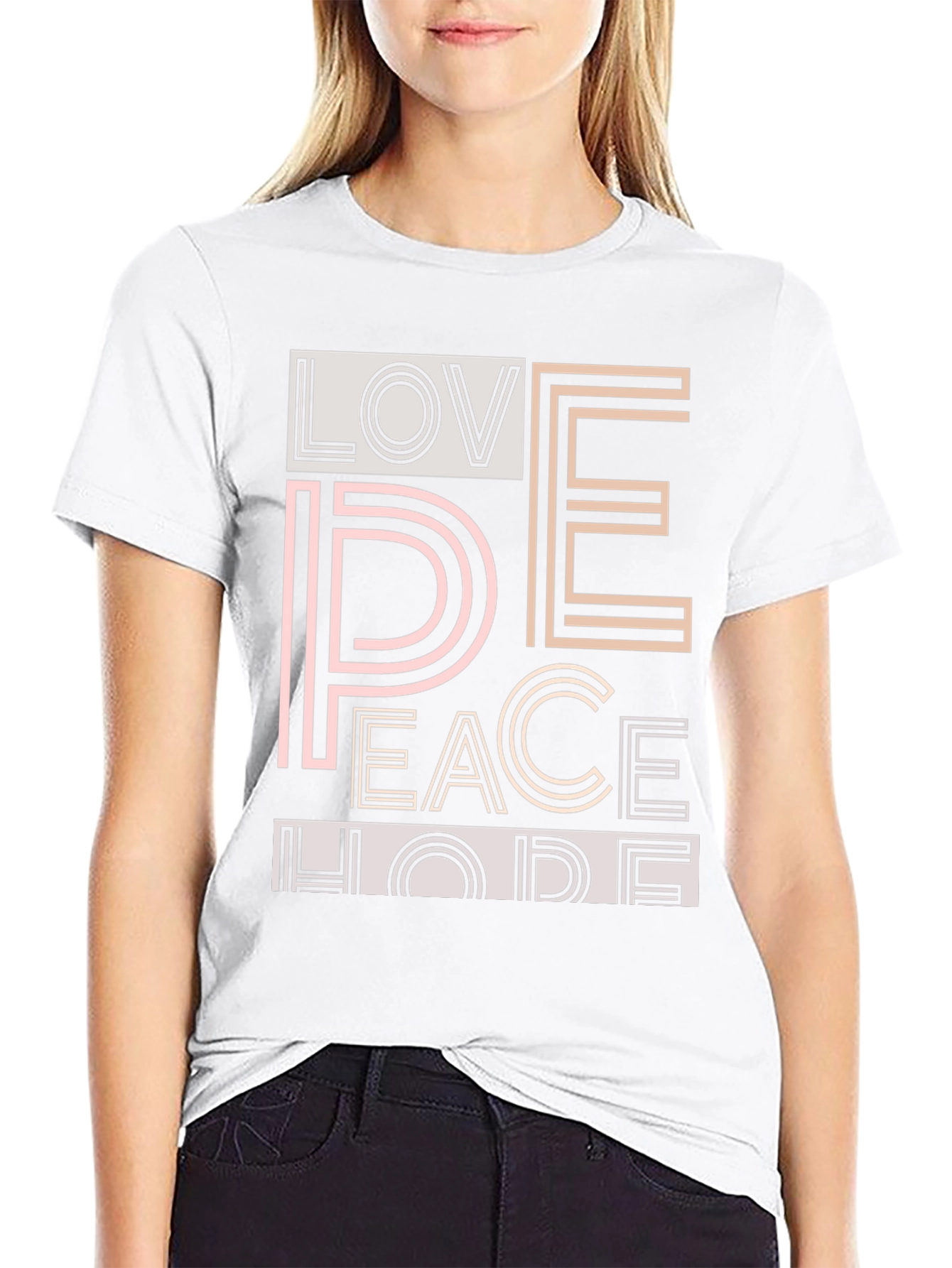 Love Peace Hope T-Shirt - Stylish Graphic Tee