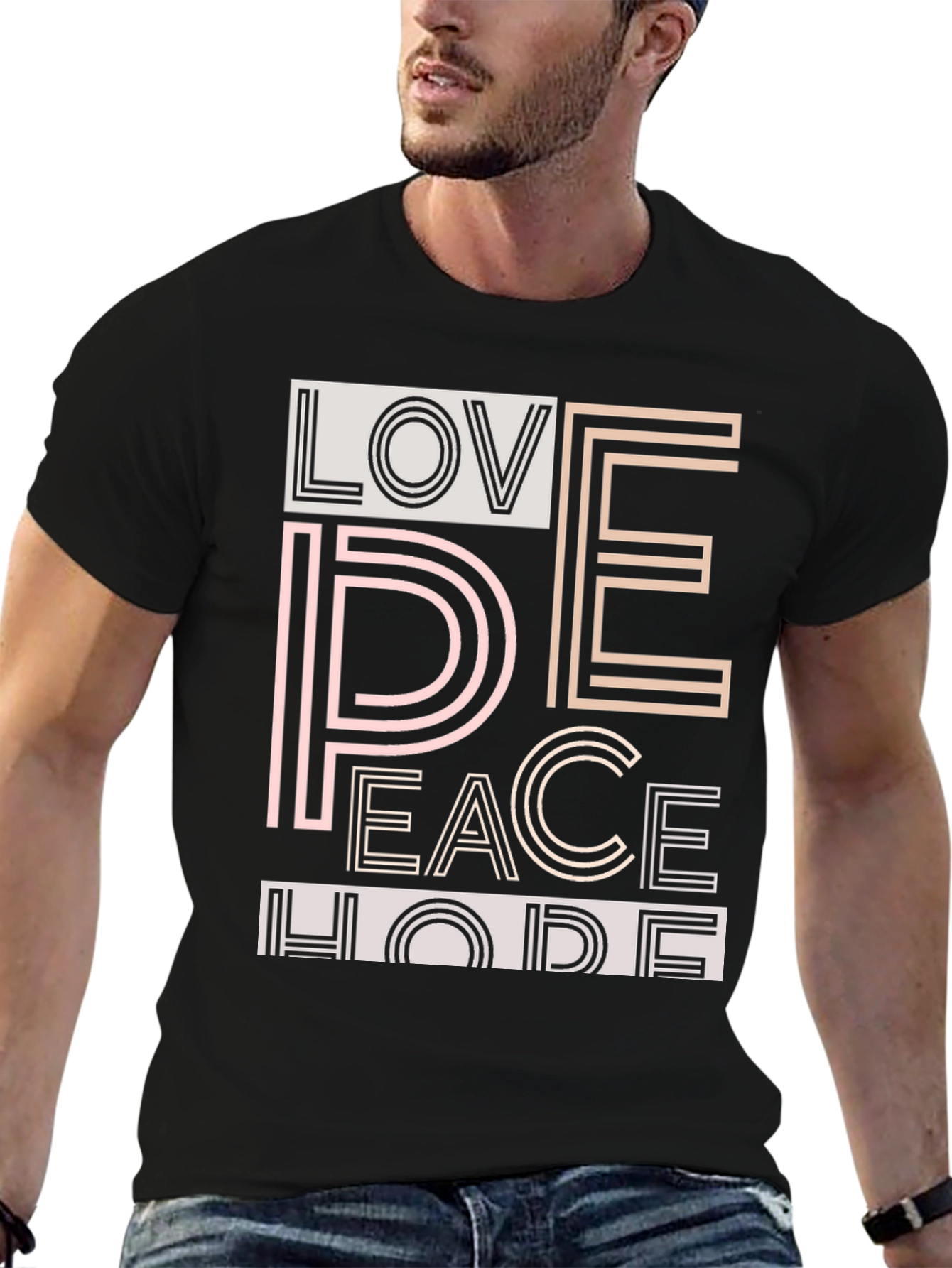 Love Peace Hope T-Shirt - Stylish Graphic Tee