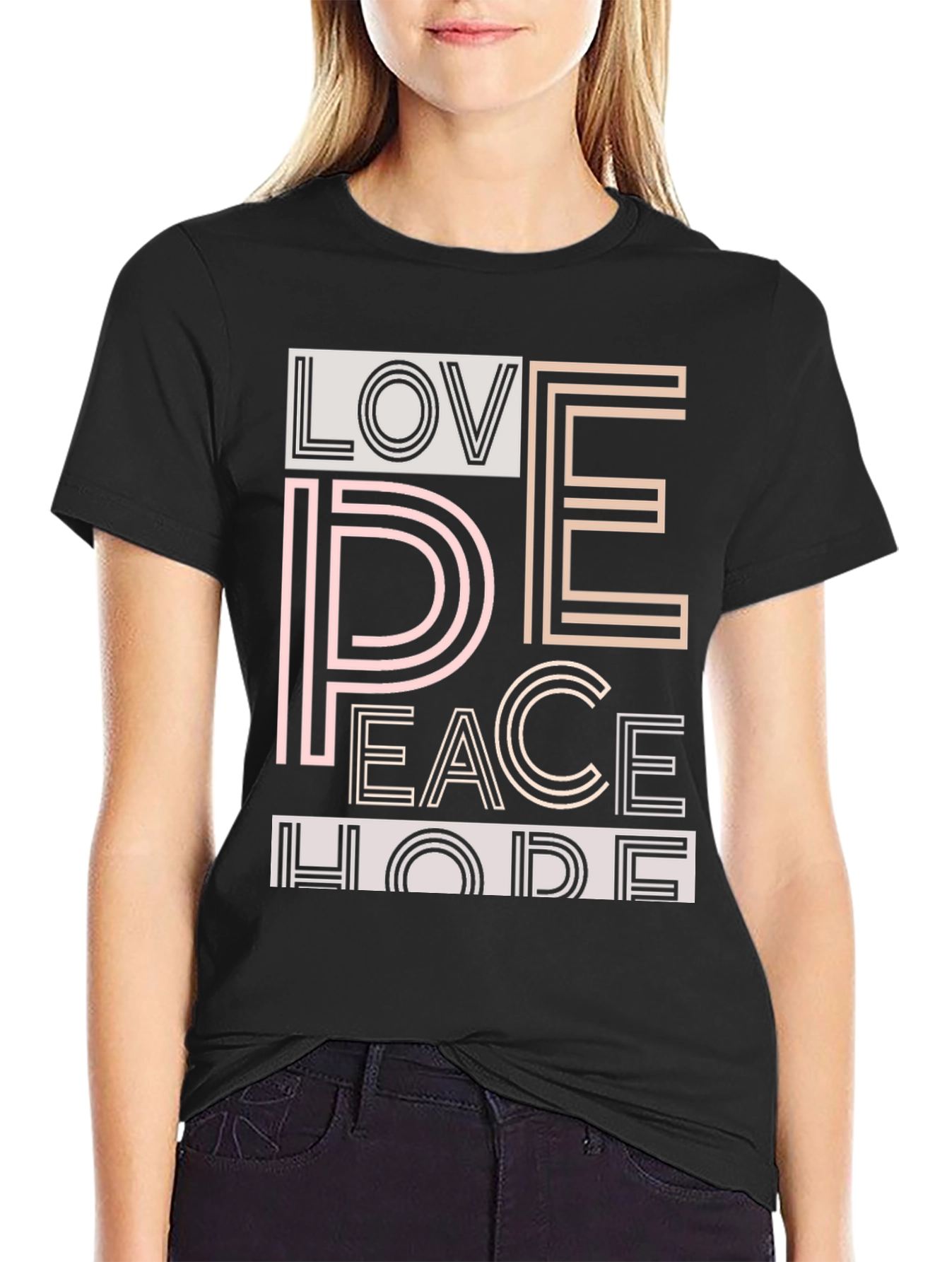 Love Peace Hope T-Shirt - Stylish Graphic Tee