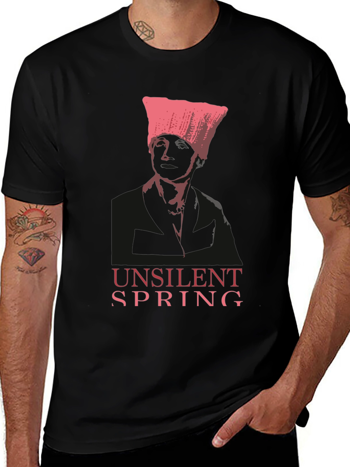 Unsilent Spring Graphic Tee - Black