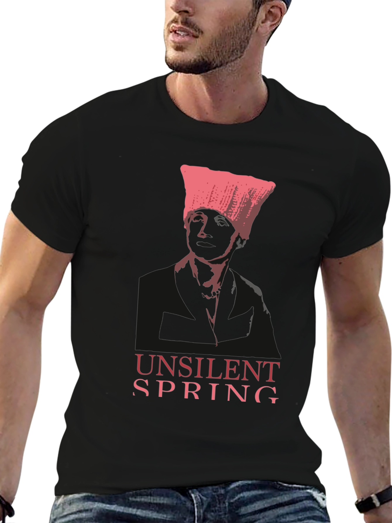 Unsilent Spring Graphic Tee - Black