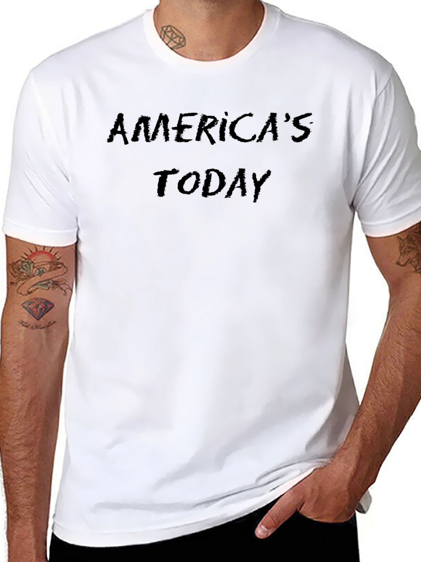 Americas Today Black T-Shirt
