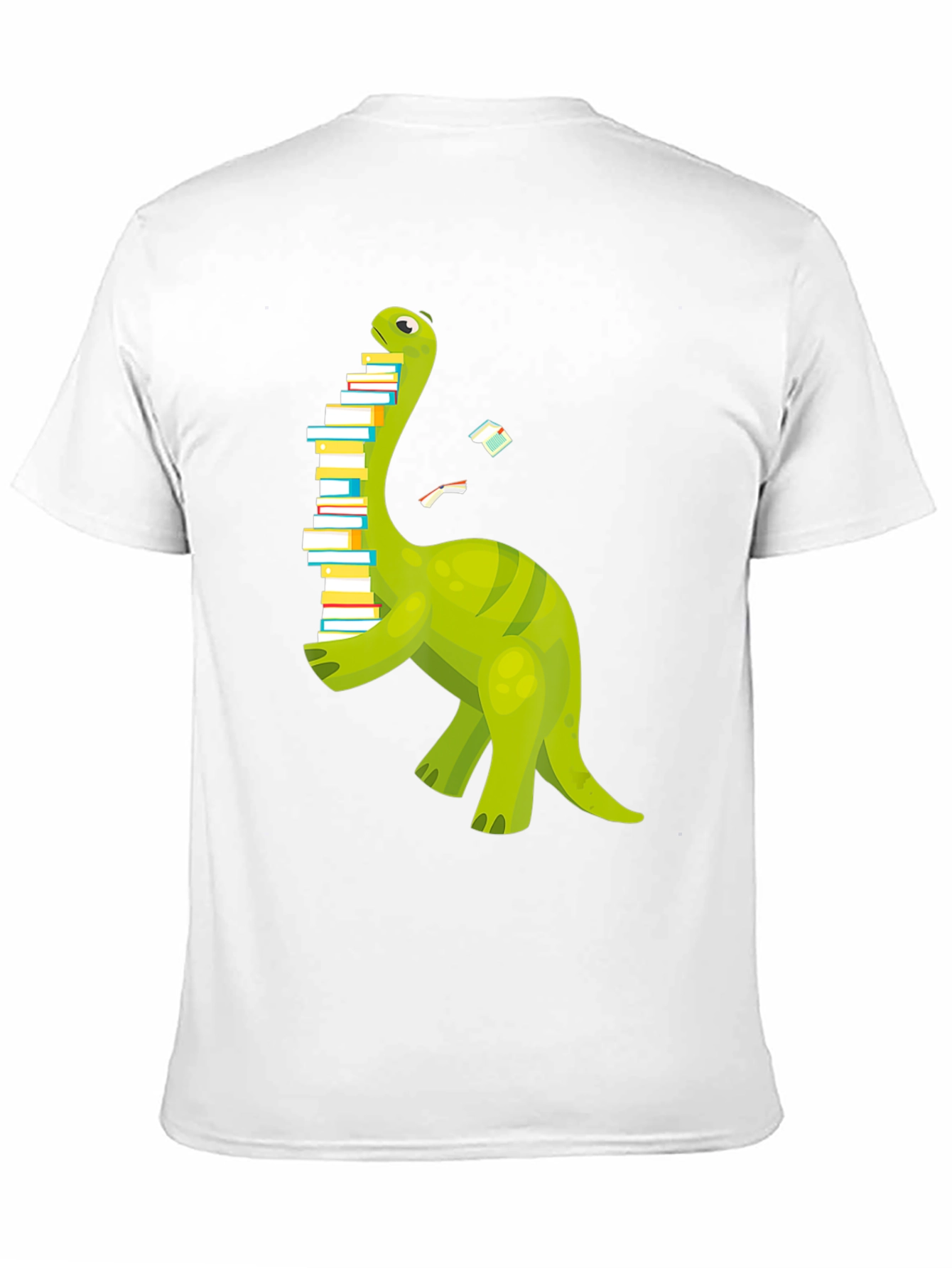 Bookworm Dino Tee - Cute Reader T-Shirt
