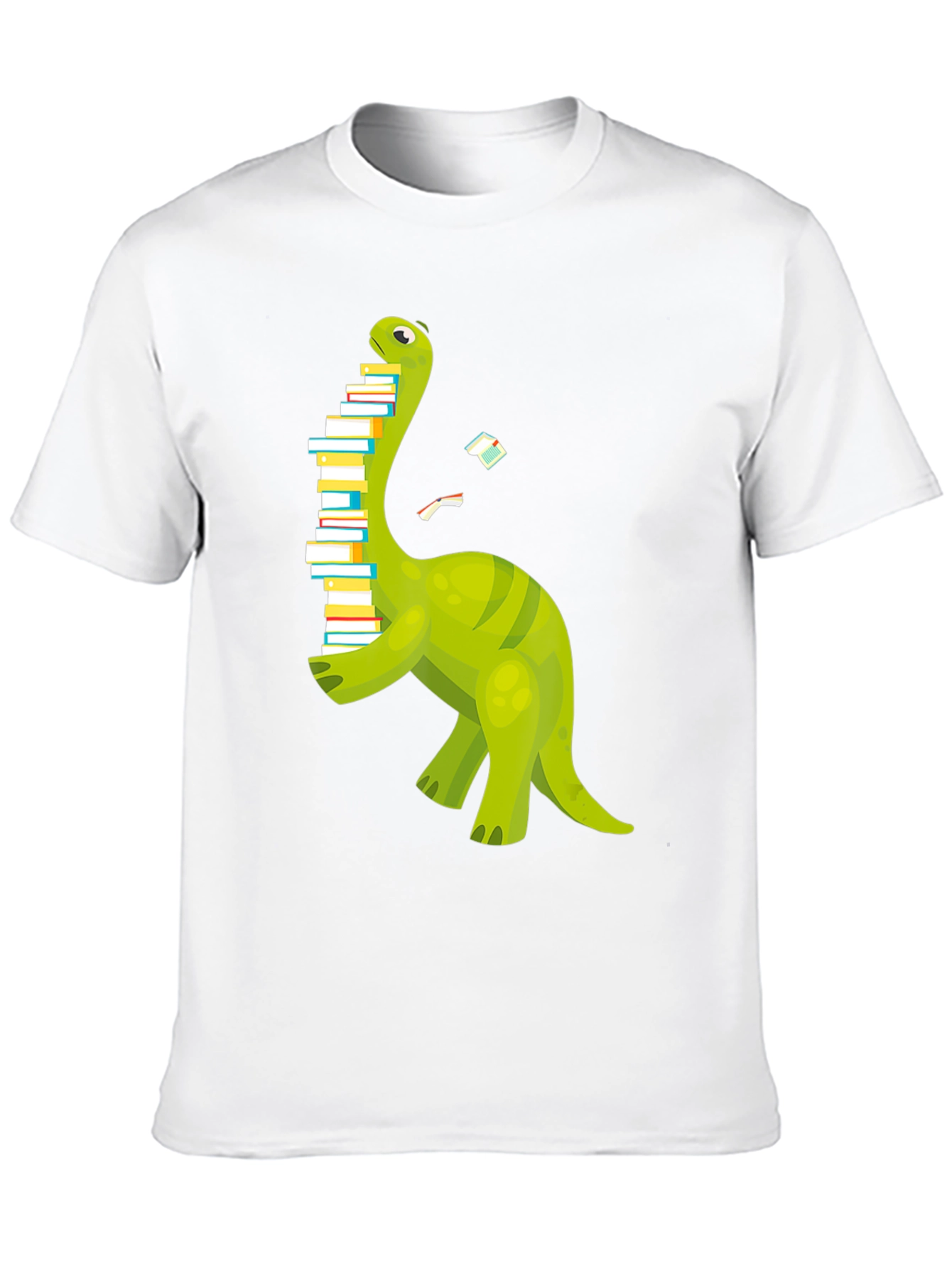 Bookworm Dino Tee - Cute Reader T-Shirt