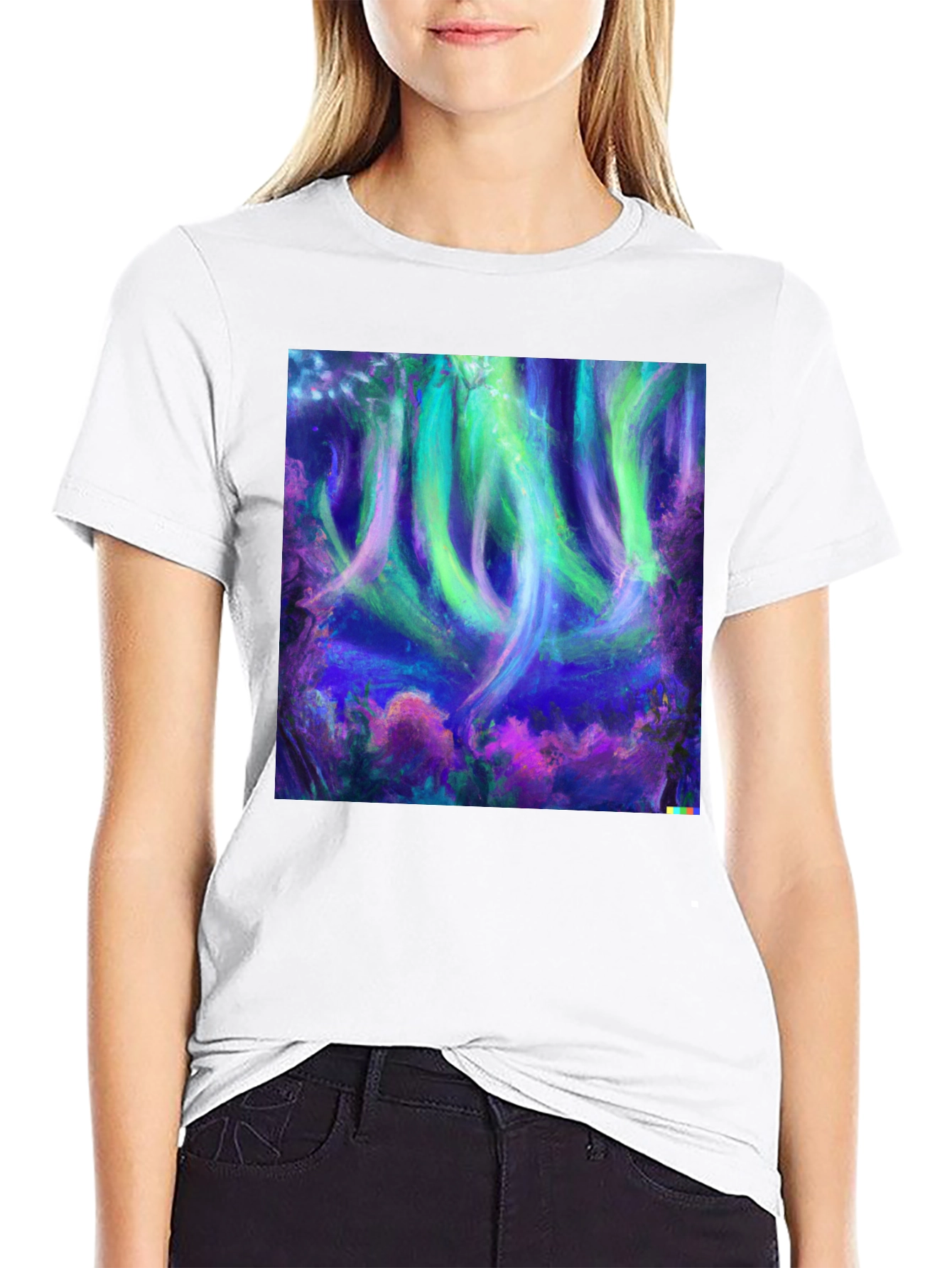 Aurora Dreams Tee - Vivid Graphic Print