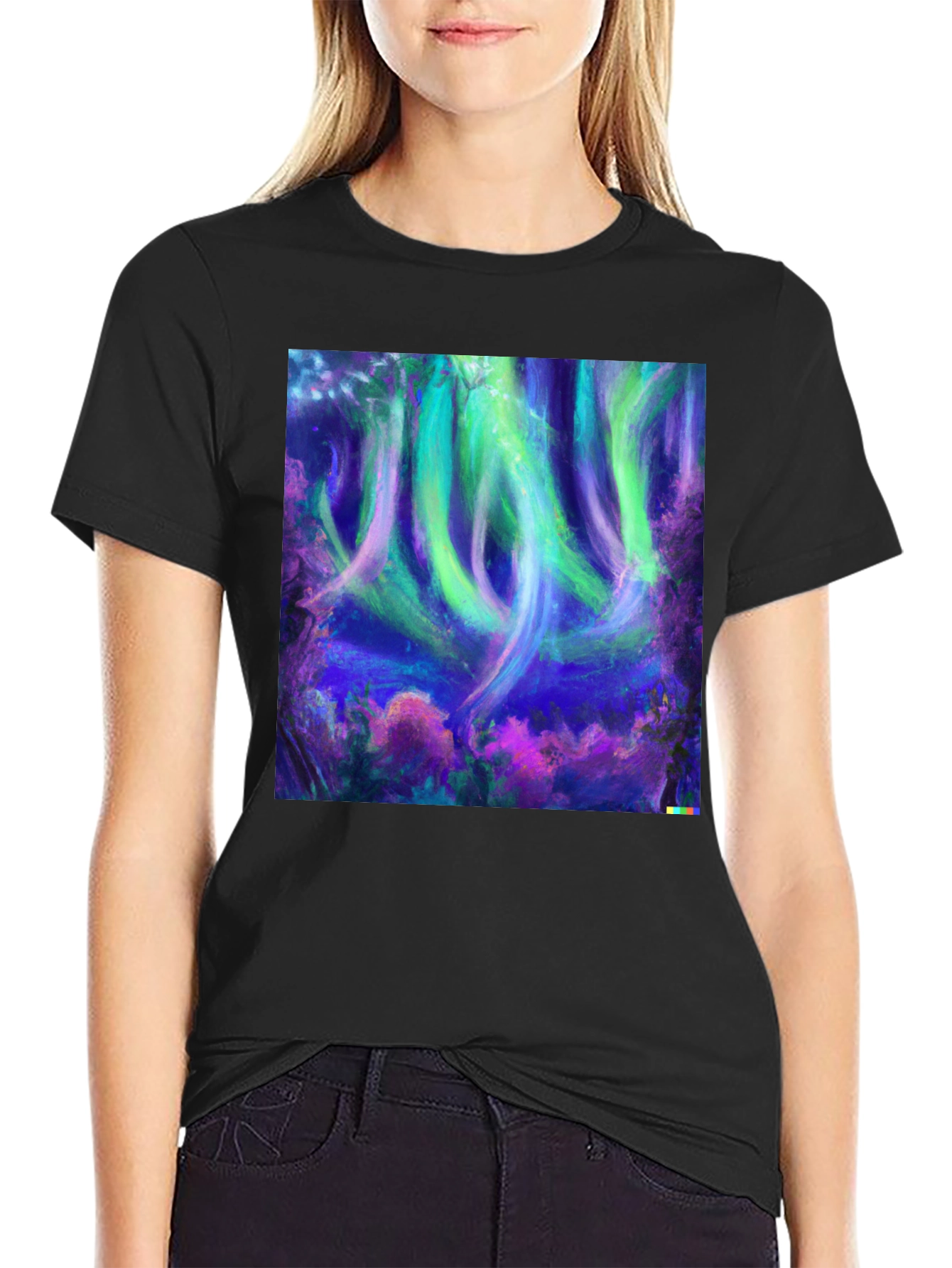 Aurora Dreams Tee - Vivid Graphic Print