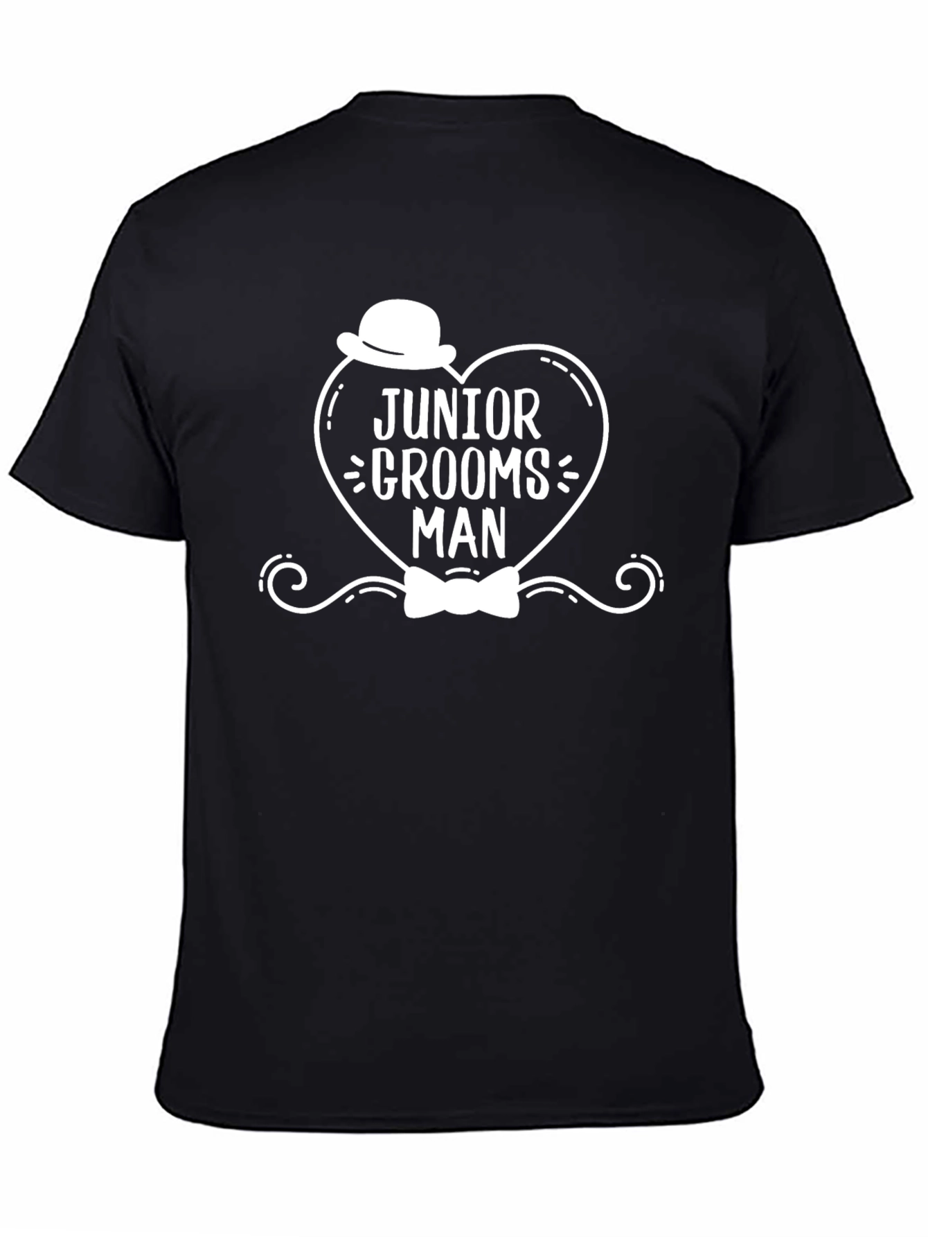 Junior Groomsman Black T-Shirt