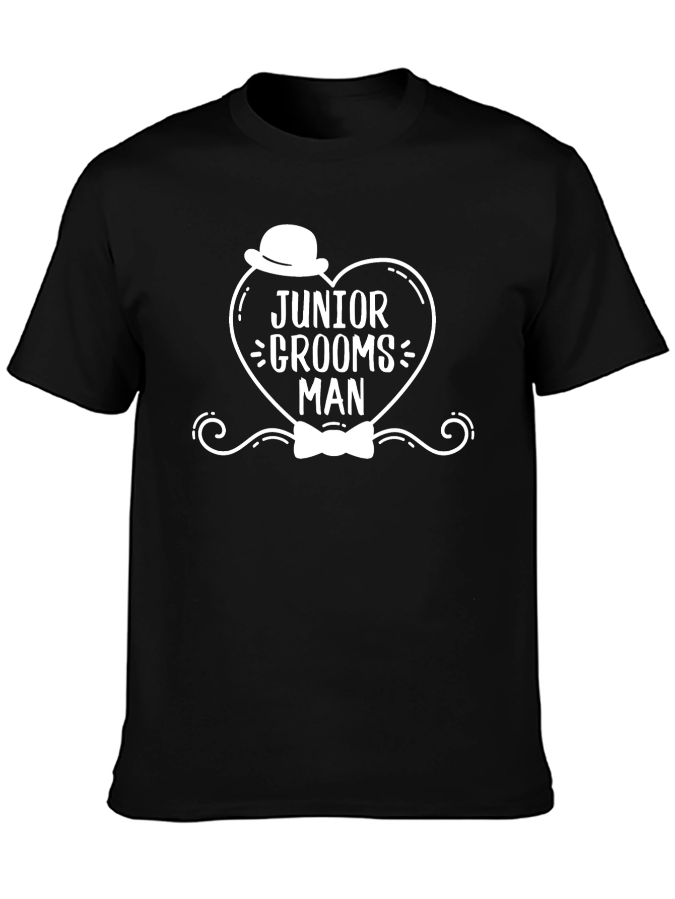 Junior Groomsman Black T-Shirt