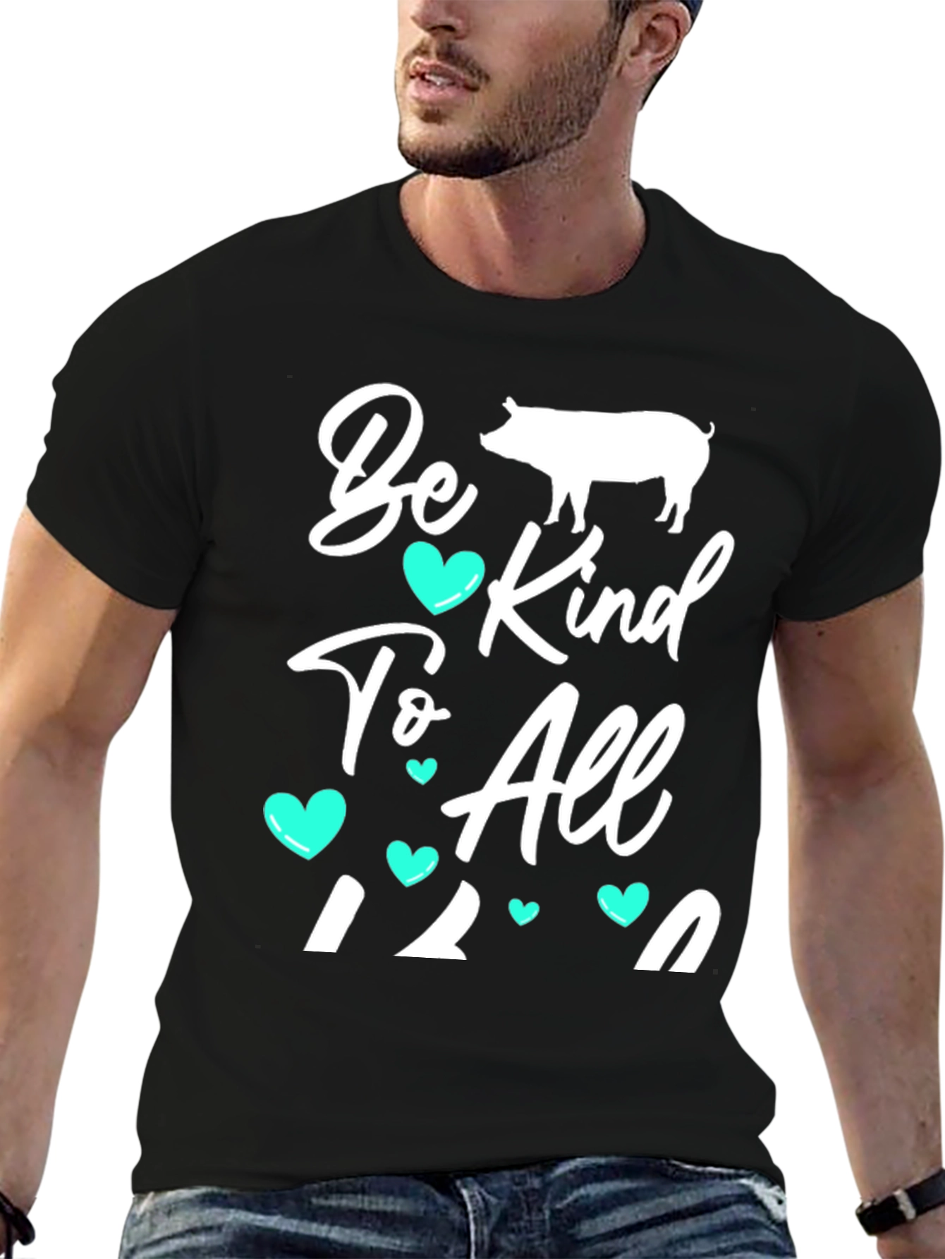 Be Kind To All T-Shirt - Pig Graphic Tee