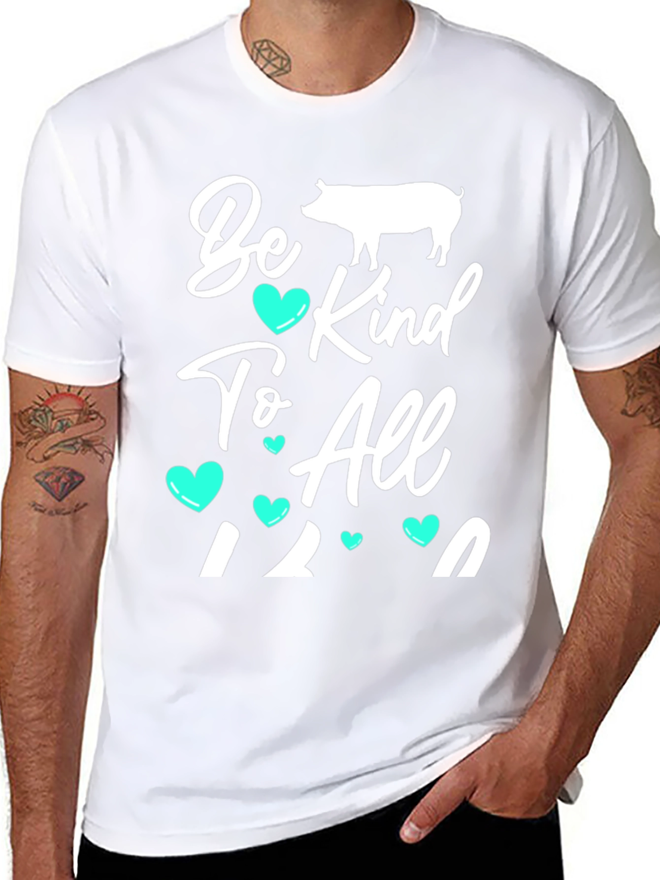 Be Kind To All T-Shirt - Pig Graphic Tee