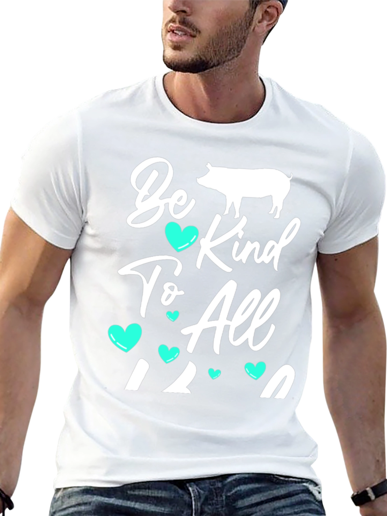 Be Kind To All T-Shirt - Pig Graphic Tee