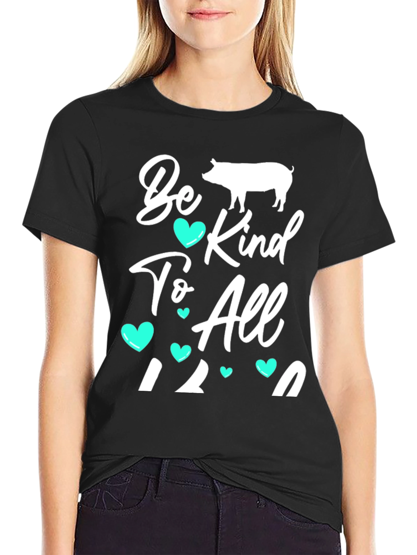 Be Kind To All T-Shirt - Pig Graphic Tee