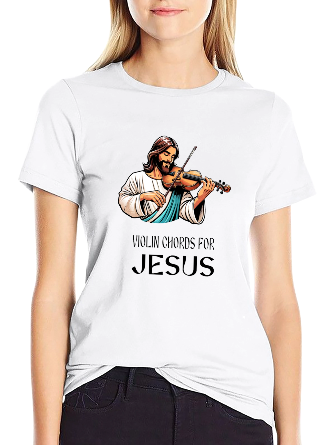 Violin Chords for Jesus T-Shirt