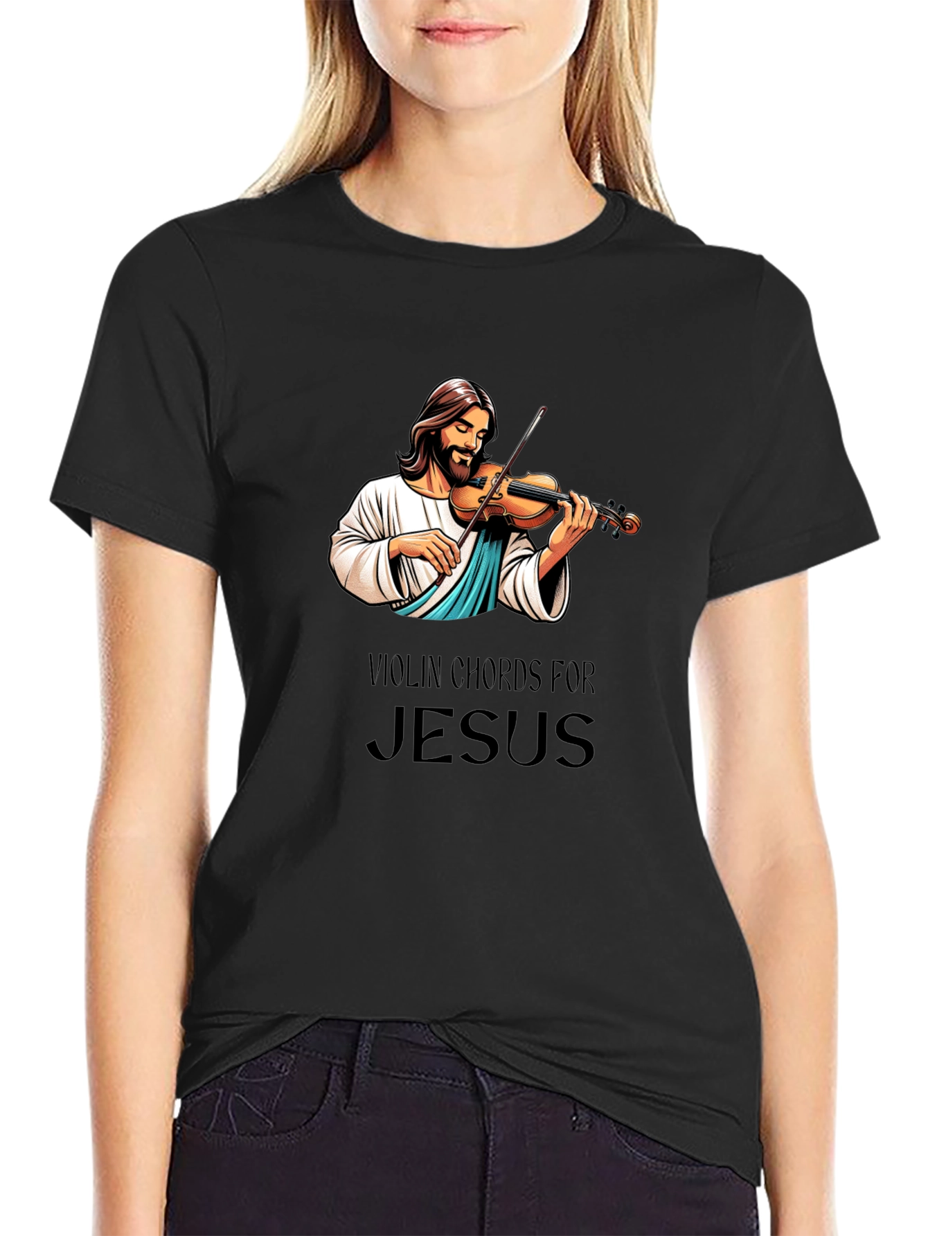 Violin Chords for Jesus T-Shirt