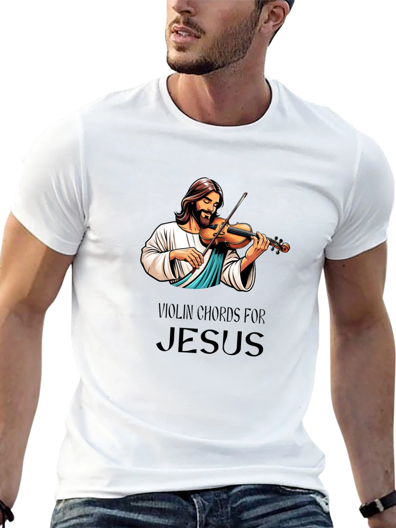 Violin Chords for Jesus T-Shirt