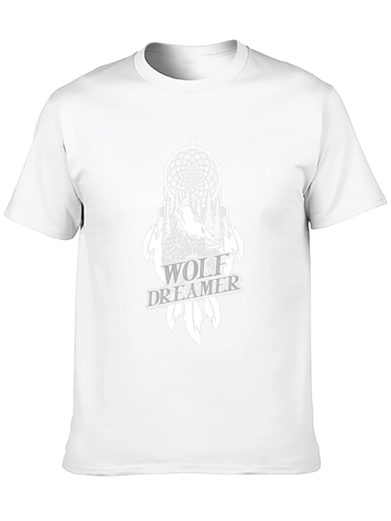 Wolf Dreamer Graphic T-Shirt - Black